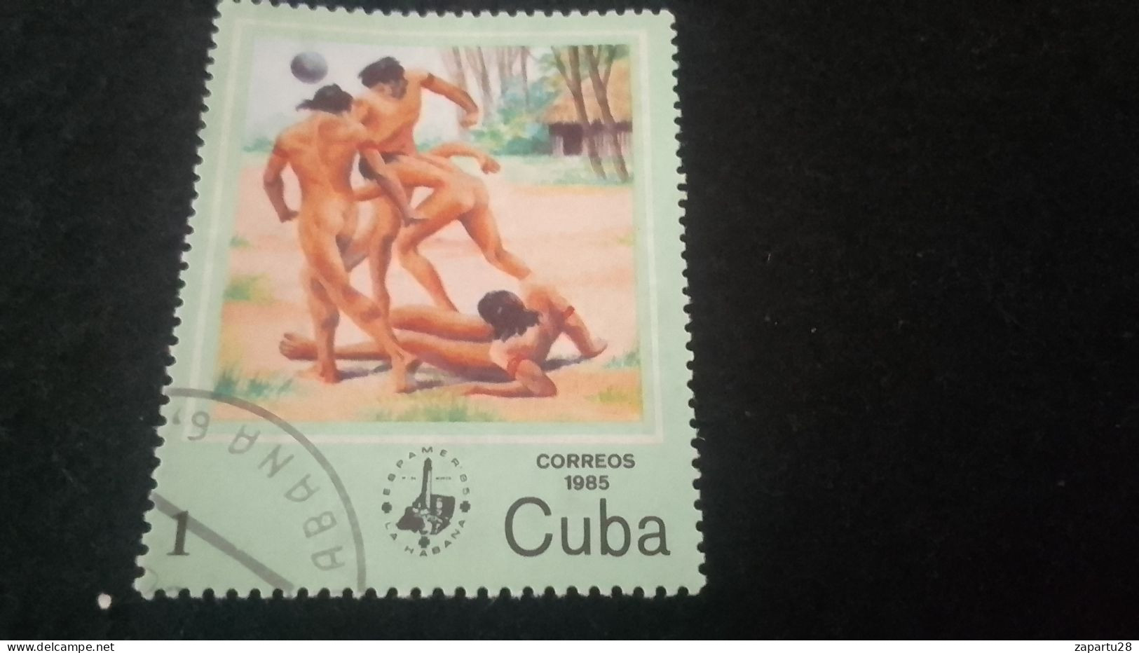 CUBA- 1980-90   1  C.     DAMGAlı - Oblitérés