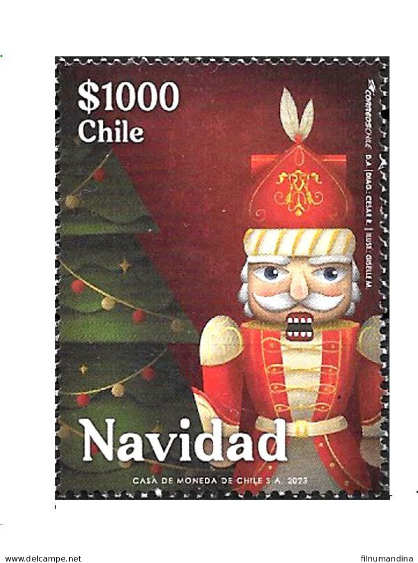 #2640 CHILE 2023 RELIGION CHRISTMAS NATAL,NOEL NAVIDAD SET MNH - Navidad