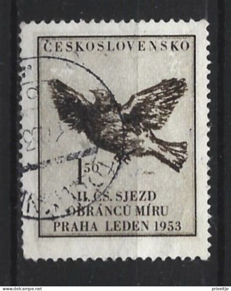 Ceskoslovensko 1953 Peace Dove Y.T. 682 (0) - Used Stamps