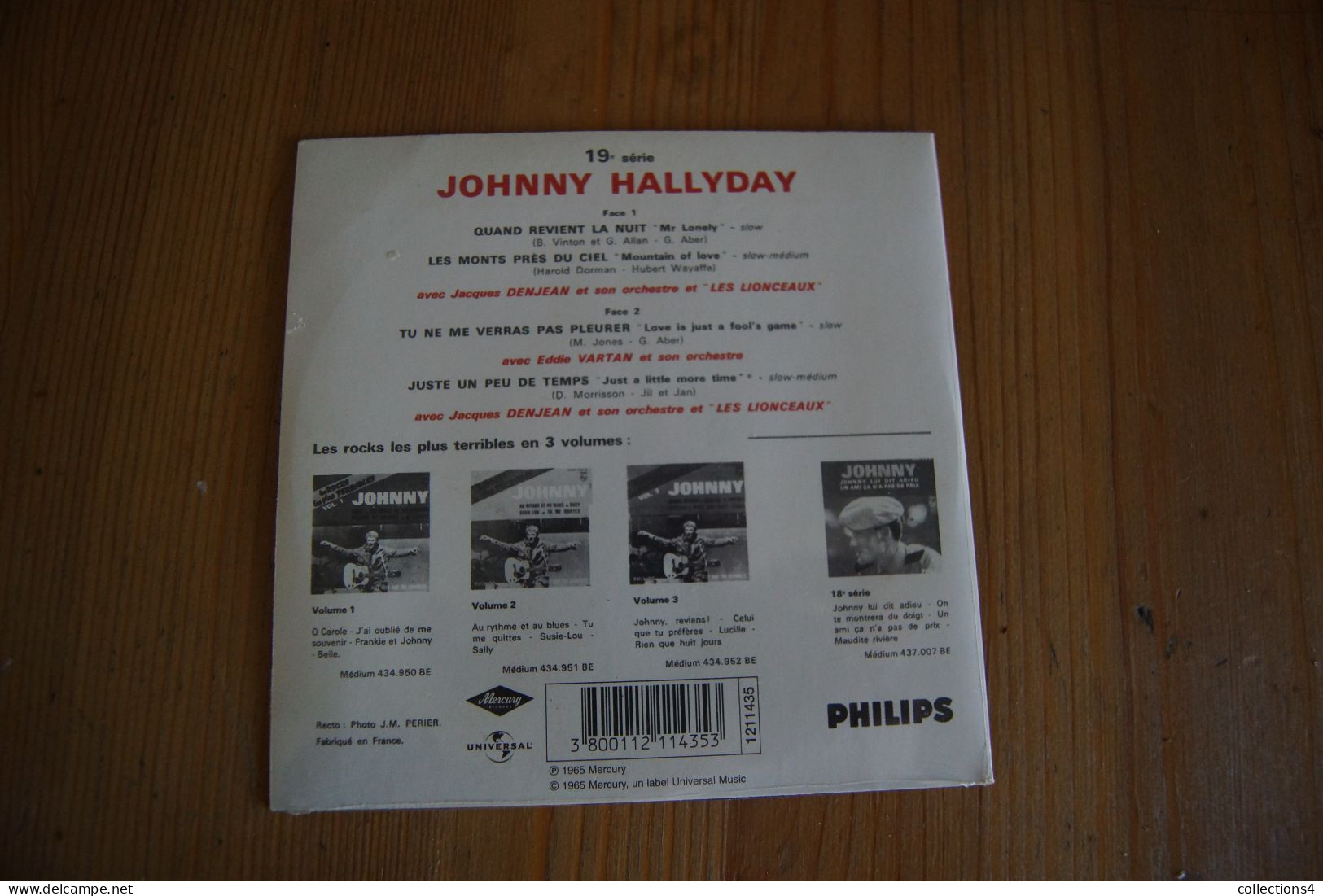 JOHNNY HALLYDAY QUAND REVIENT LA NUIT CD NEUF SCELLE REEDITION DU EP DE 1965 - Rock