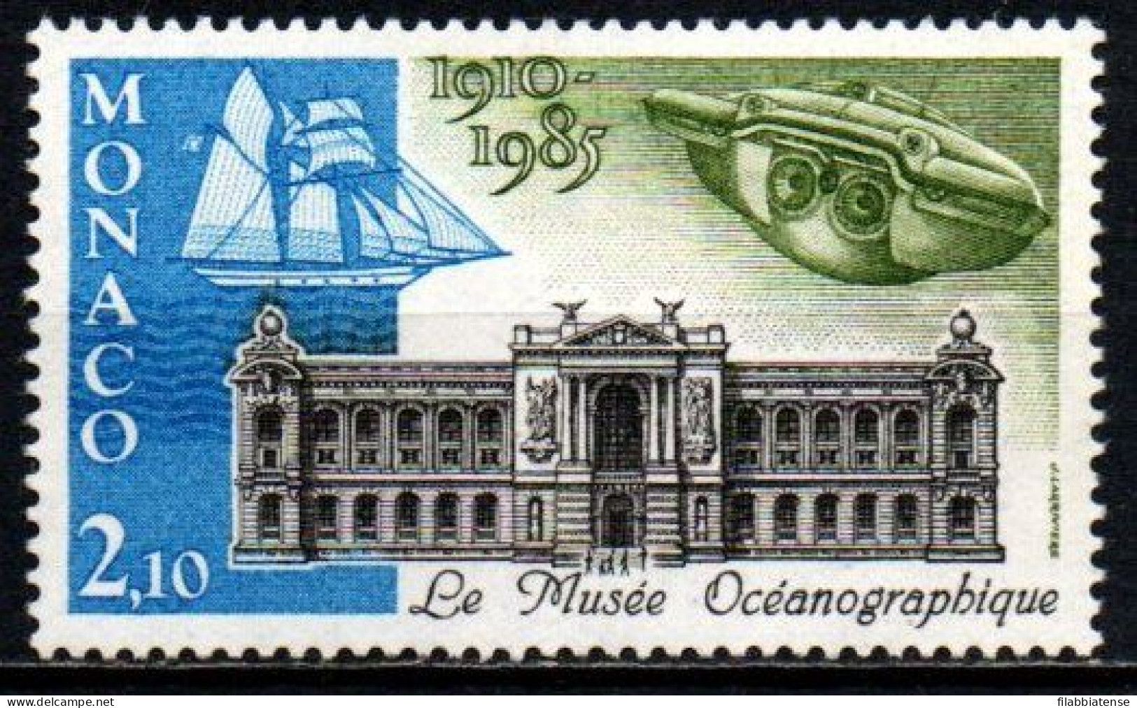 1985 - Monaco 1473 Museo Oceanografico     ---- - Unused Stamps
