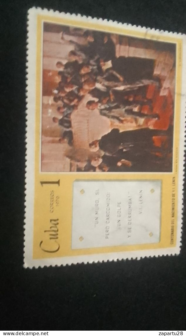 CUBA- 1980-90   1  C.     DAMGAlı - Oblitérés