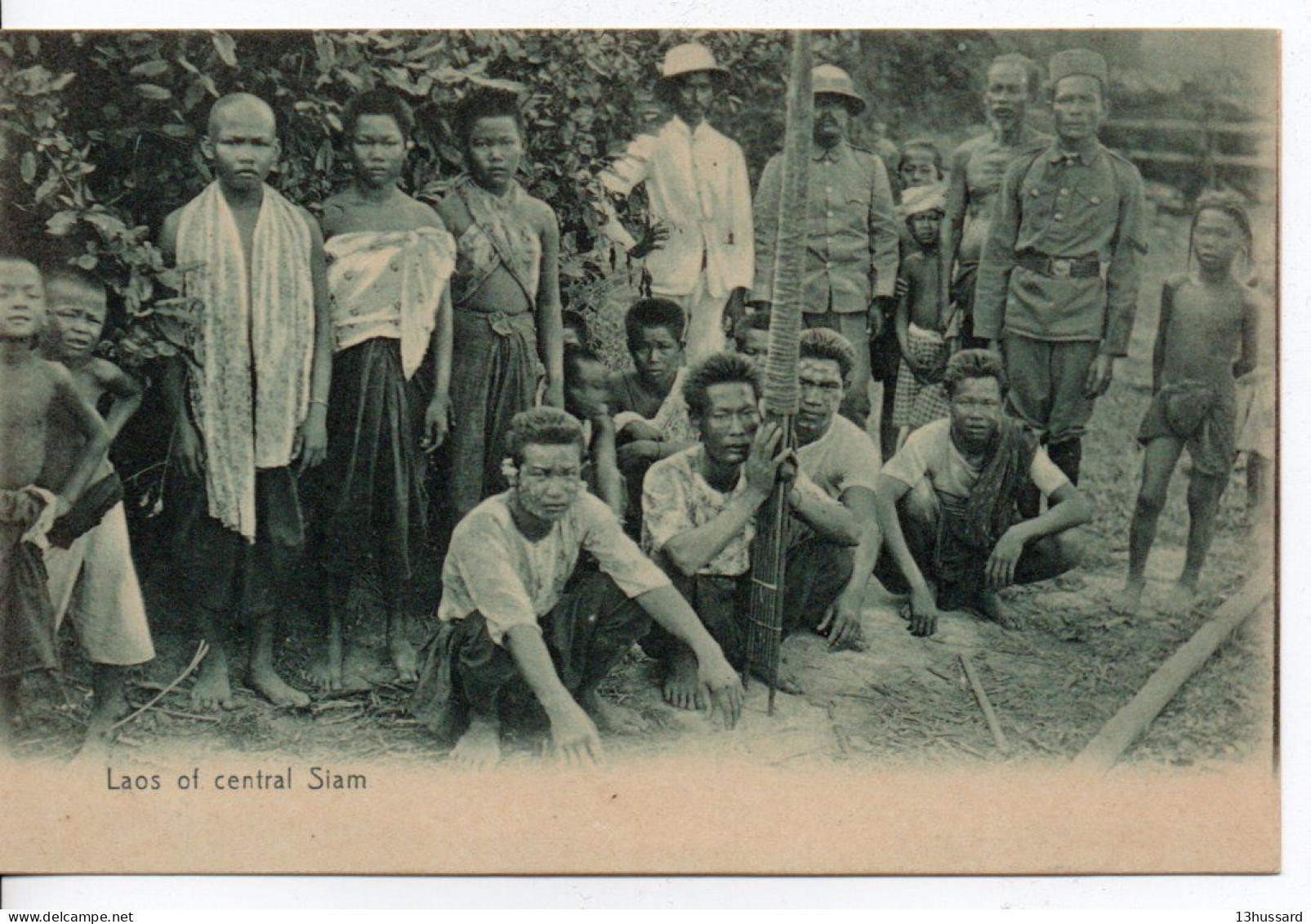 Carte Postale Ancienne Thaïlande - Laos Of Central Siam - Thaïland