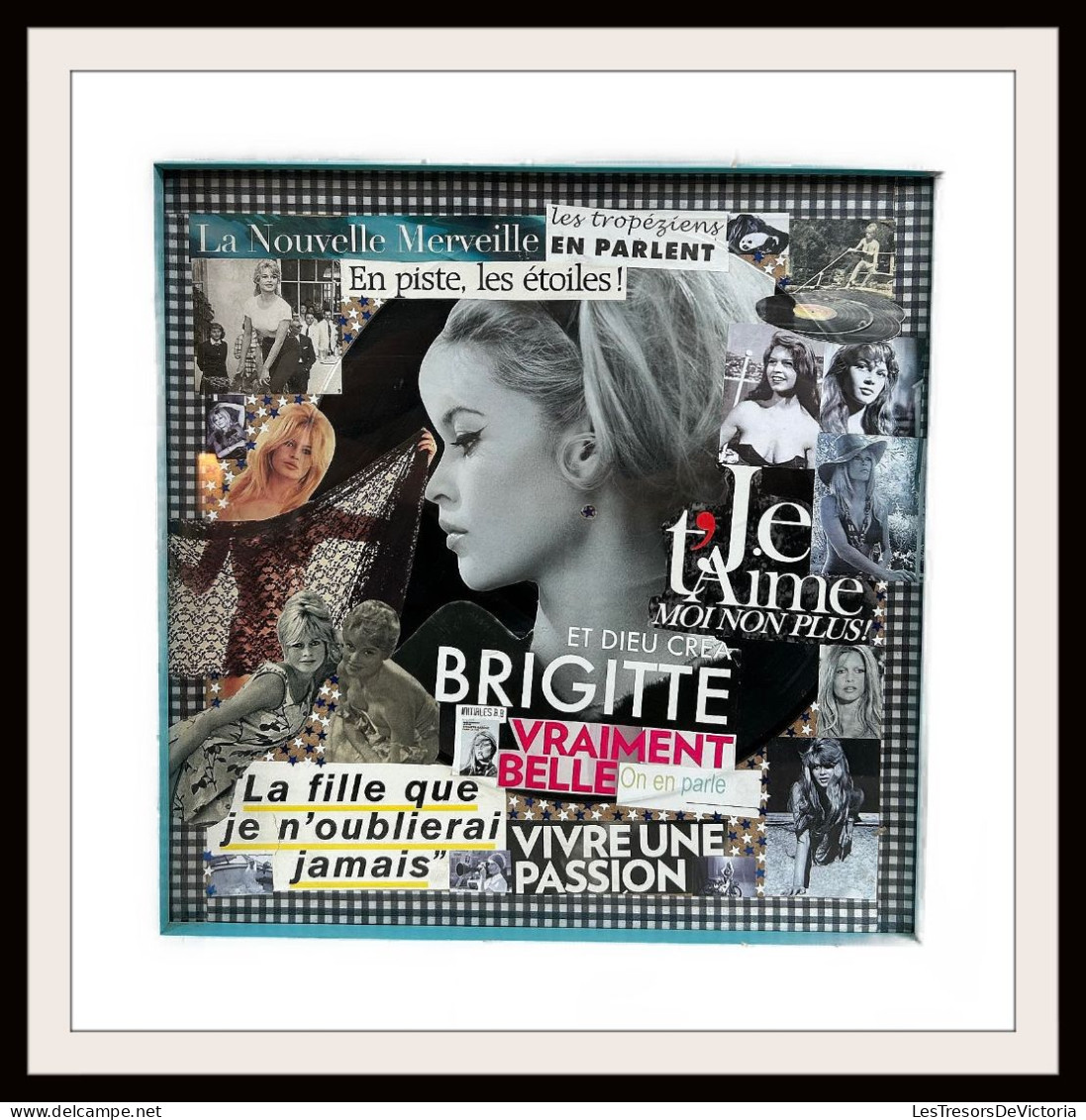 Toile Brigitte Bardot Par Bruno Ricard - #AffairesConclues - Zeitgenössische Kunst