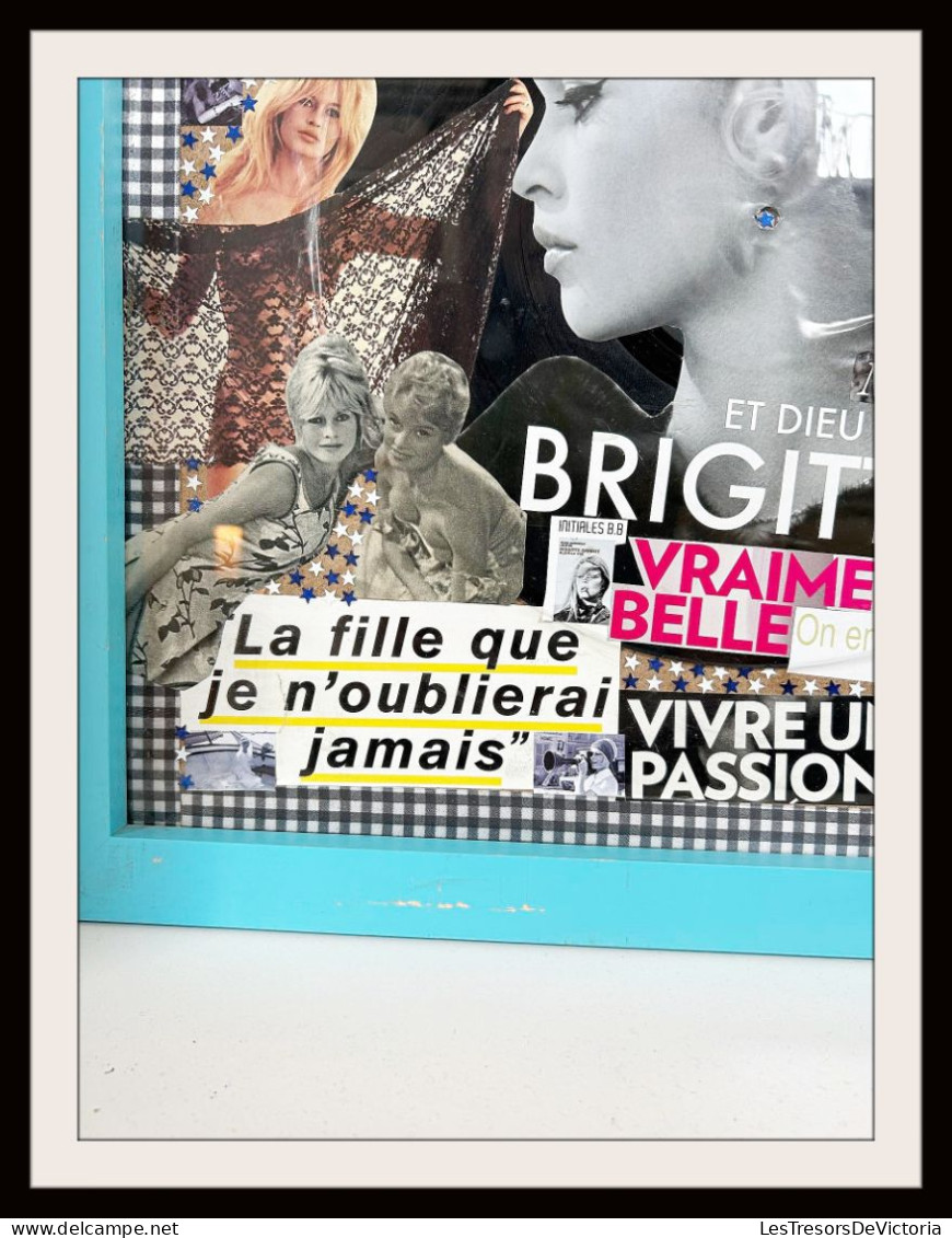 Toile Brigitte Bardot Par Bruno Ricard - #AffairesConclues - Zeitgenössische Kunst