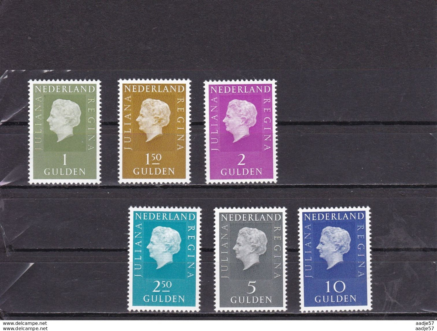 Nederland 1969-1972 NVPH 952-958 Koningin Juliana ('Juliana Regina')MNH** - Nuevos