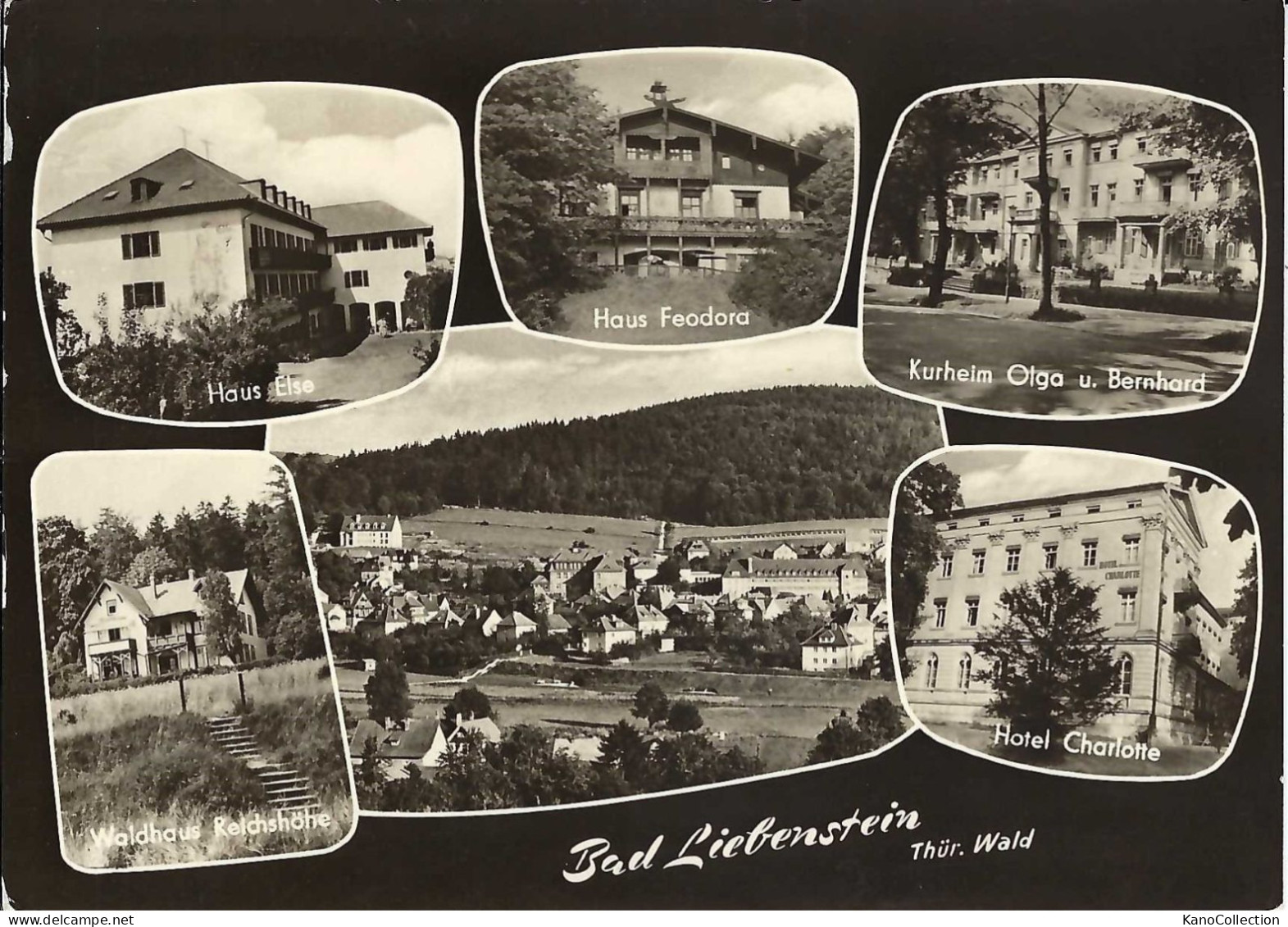 Bad Liebenstein, Thür. Wald, DDR, Gelaufen 1957 - Bad Liebenstein