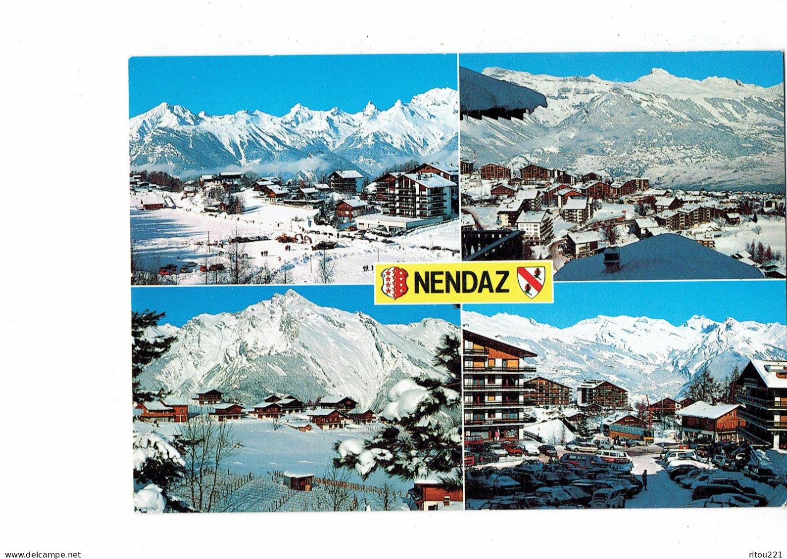 Cpm - SUISSE - Nendaz - NEIGE CHALET Chasse-neige - 8829 Perrochet - Nendaz