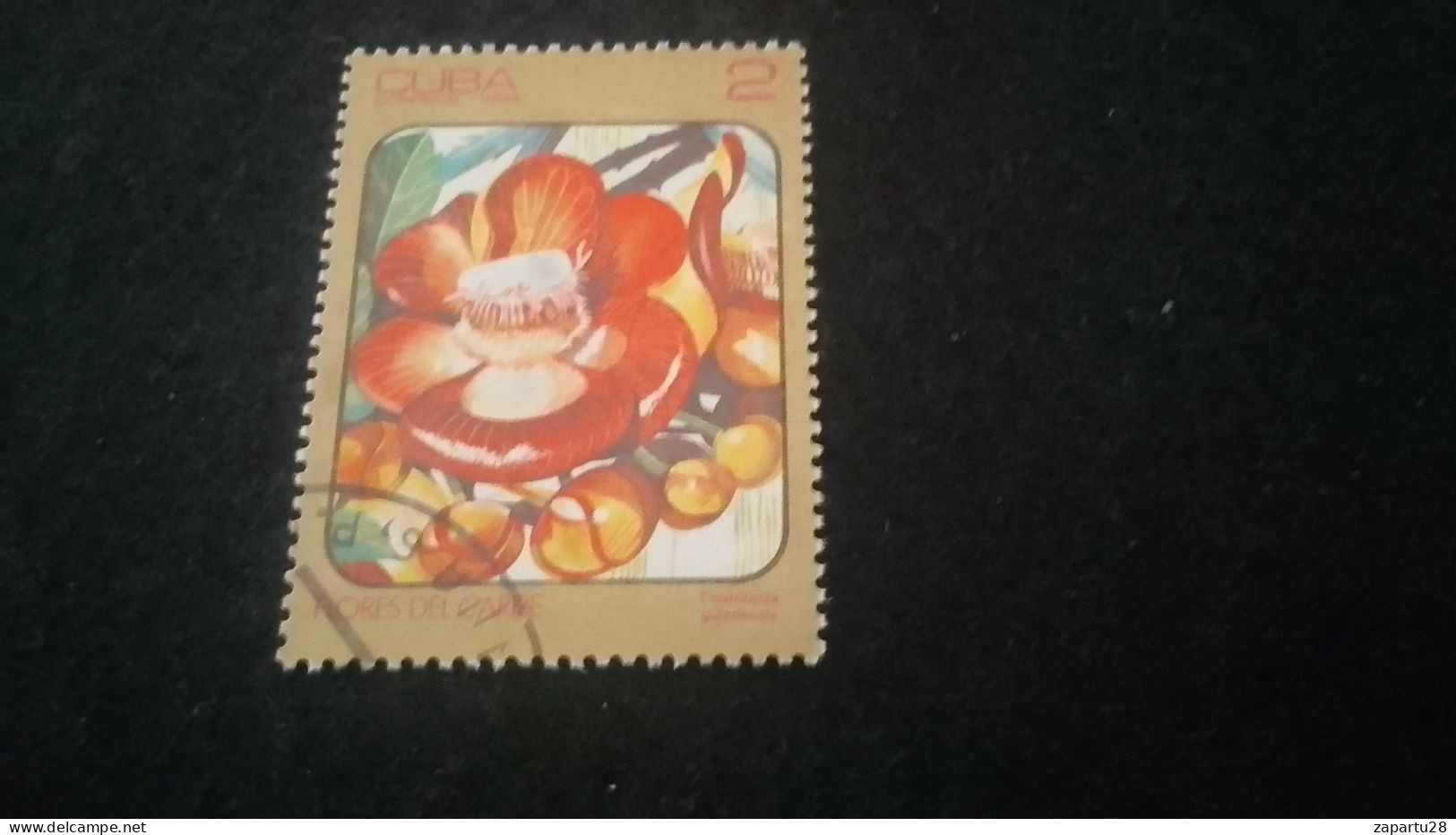 CUBA- 1980-90   2  C.     DAMGALI - Oblitérés