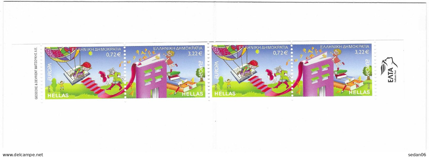 GRECE Carnet N°C2517** (europa 2010) - COTE 24.00 € - 2010