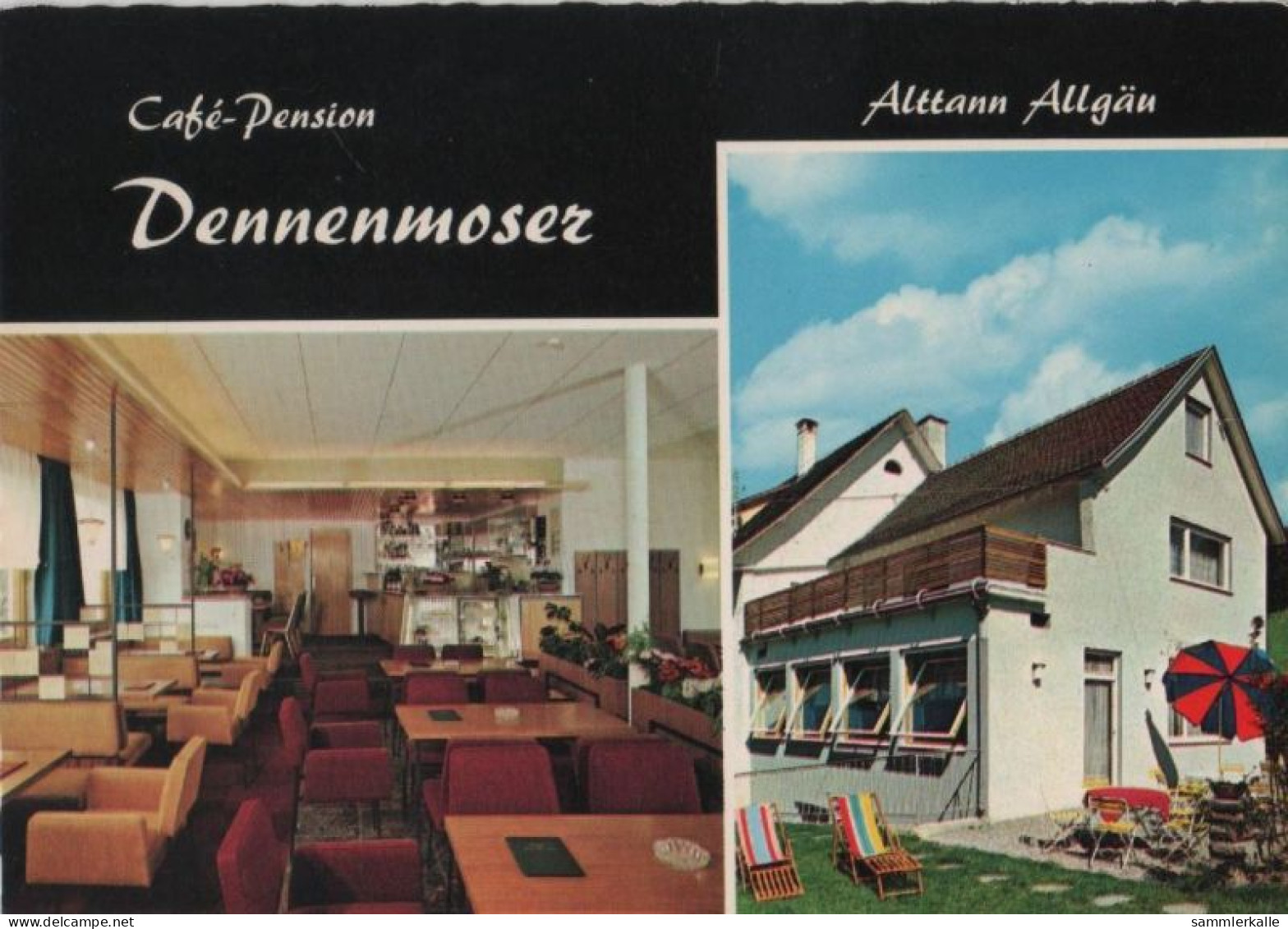 97741 - Wolfegg-Alttann - Cafe-Pension Dennenmoser - 1964 - Ravensburg