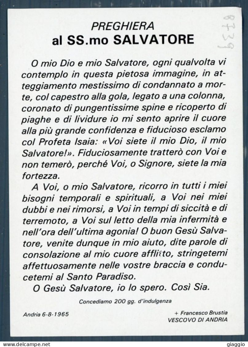 °°° Santino N. 8739 - Preghiera °°° - Religion & Esotericism