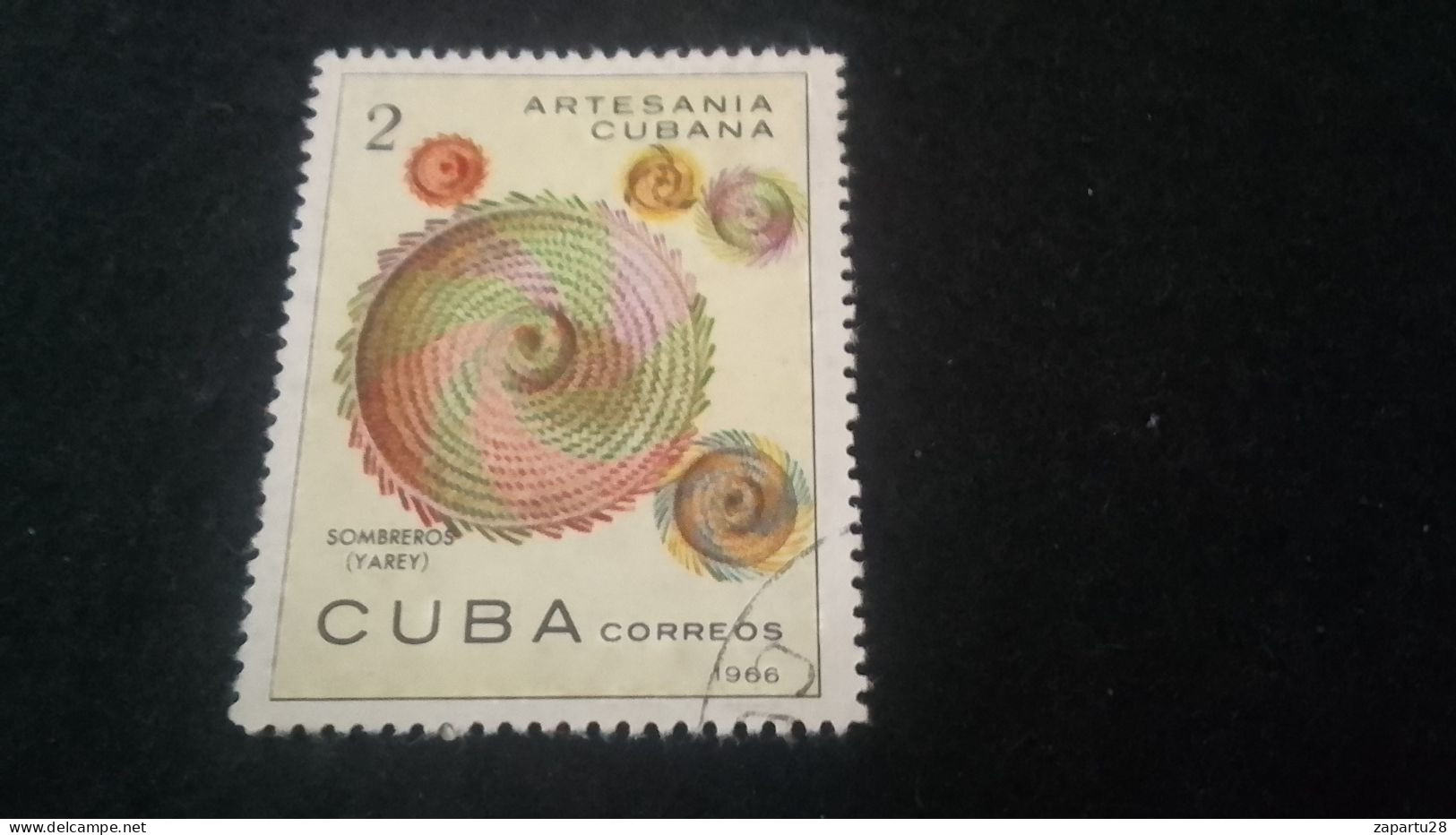 CUBA- 1980-90   2  C.     DAMGALI - Oblitérés