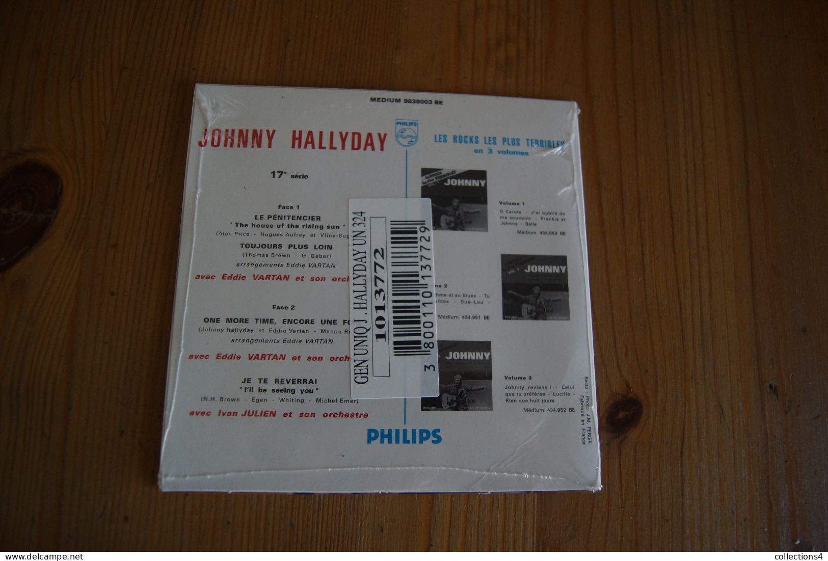 JOHNNY HALLYDAY LE PENITENCIER CD NEUF SCELLE REEDITION DU EP DE 1964 - Rock