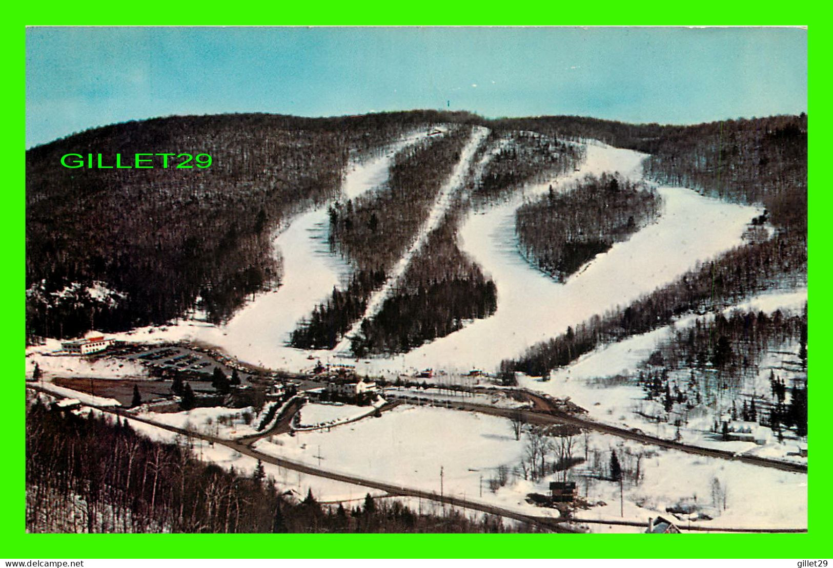 PIEDMONT, QUÉBEC - MONT OLYMPIA, CENTRE DE SKI - ÉCRITE EN 1974 - PUB. DELUXE ENRG. - - Autres & Non Classés