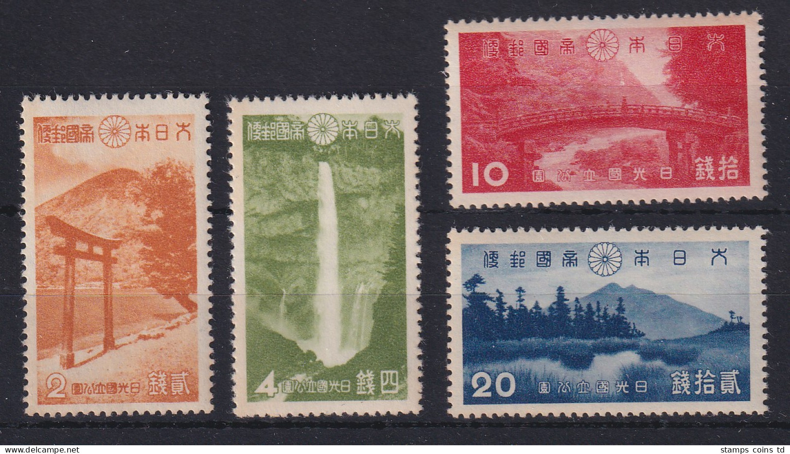 Japan 1938 Nikko-Nationalpark Mi.-Nr. 272-75 Satz Kpl. Ungebraucht * - Otros & Sin Clasificación