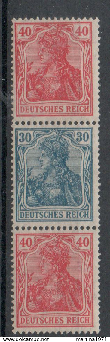 Z162/ Deutsches Reich Zusammendruck S22 Postfrisch/ ** - Carnets & Se-tenant