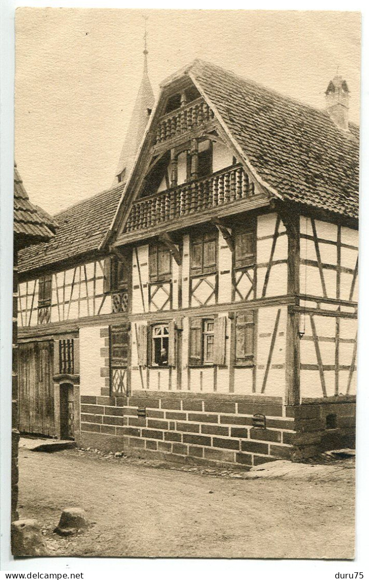 ZUTZENDORF Maison à Galerie En Bois - Non écrite - Bon état * Photo E. Muller - Autres & Non Classés