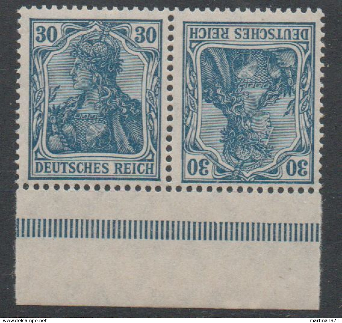 Z163/ Deutsches Reich Zusammendruck K2 OR Postfrisch/ ** - Libretti & Se-tenant