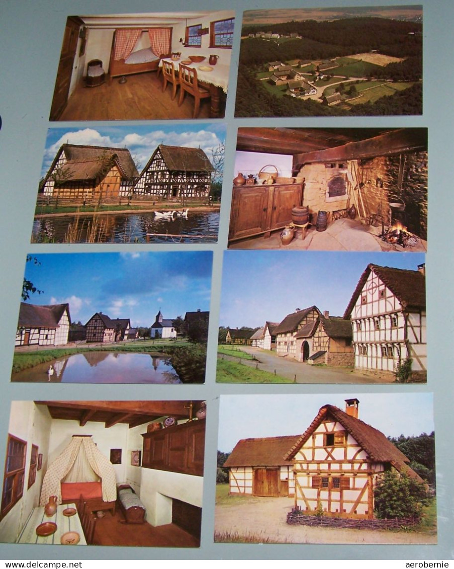 8 Postkarten Rheinisches Freilichtmuseum In Kommern/Eifel - Musées