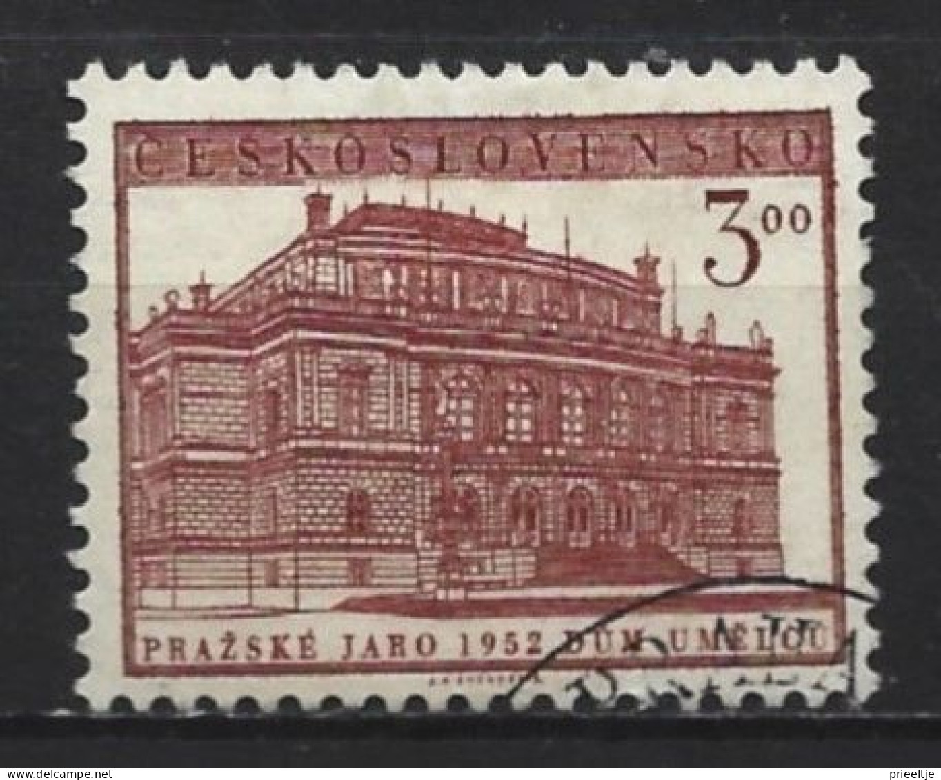 Ceskoslovensko 1952 Prague Int. Festival  Y.T. 647 (0) - Used Stamps
