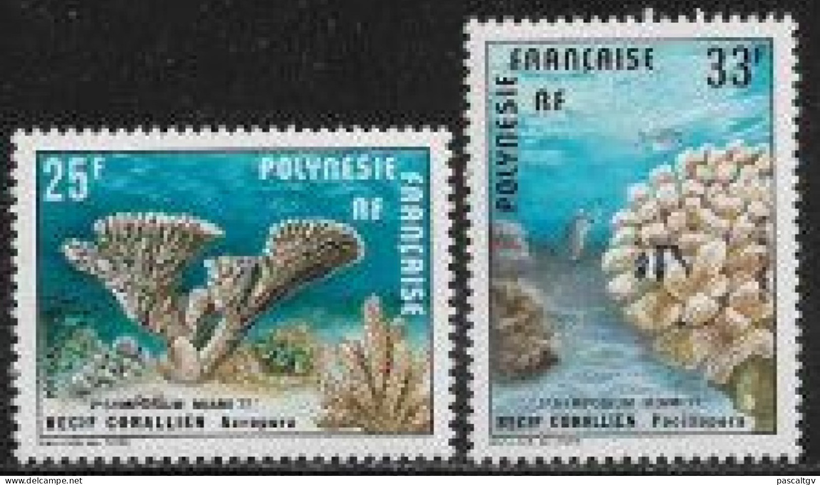 Polynésie Française - 1977 - PA Paire N° 121/122 * - Neufs