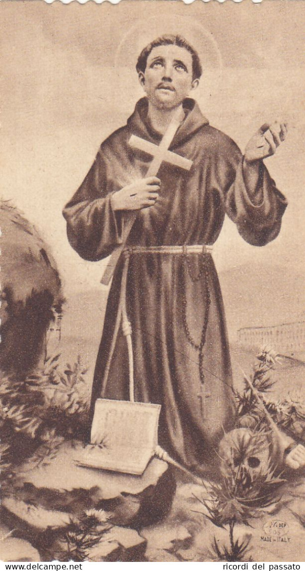 Santino Fustellato S.francesco D'assisi - Imágenes Religiosas