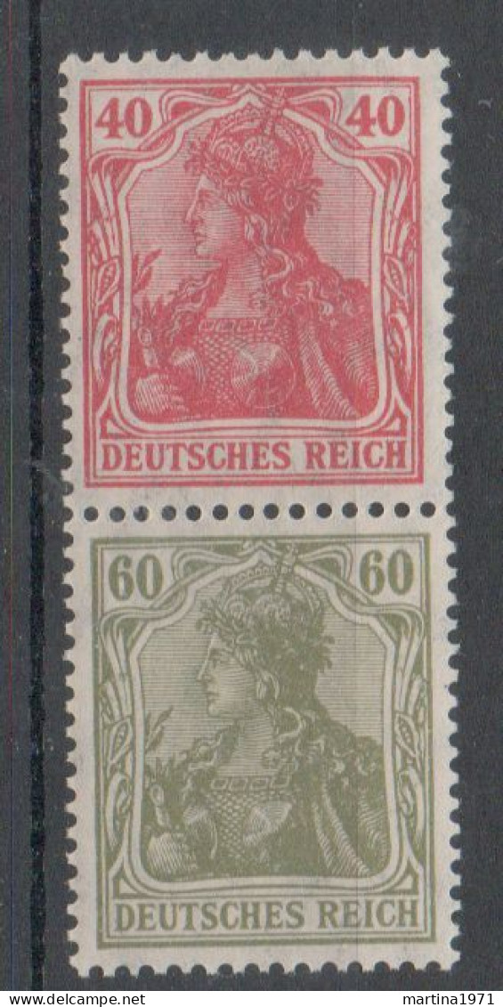 Z167/ Deutsches Reich Zusammendruck S23 Postfrisch/ ** - Se-Tenant