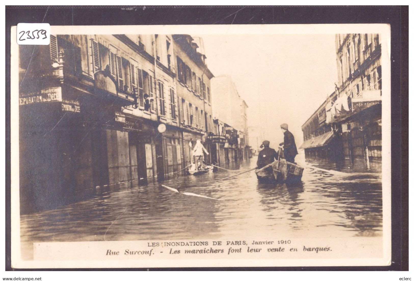 PARIS INONDE - RUE SURCOUF - TB - Inondations De 1910