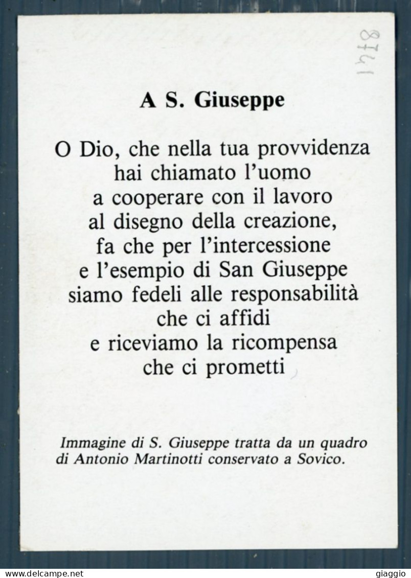 °°° Santino N. 8741 - S. Giuseppe °°° - Religion &  Esoterik