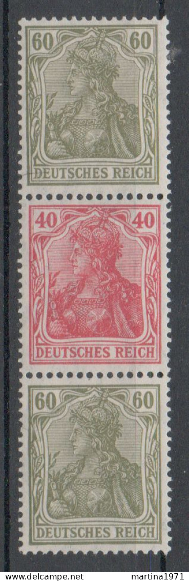 Z170/ Deutsches Reich Zusammendruck S24 Postfrisch/ ** - Se-Tenant