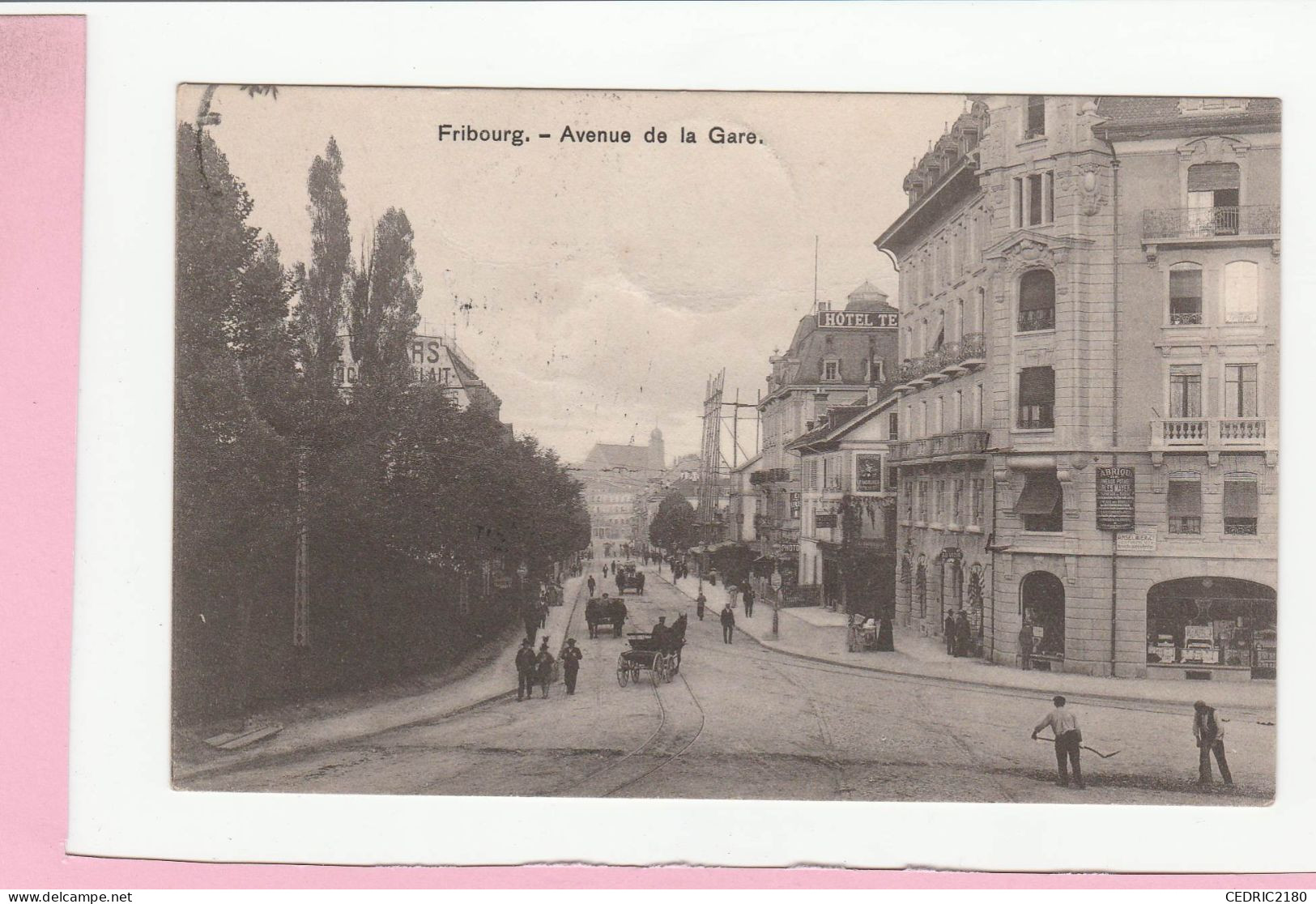 FRIBOURG AVENUE DE LA GARE ANIMEE - Fribourg