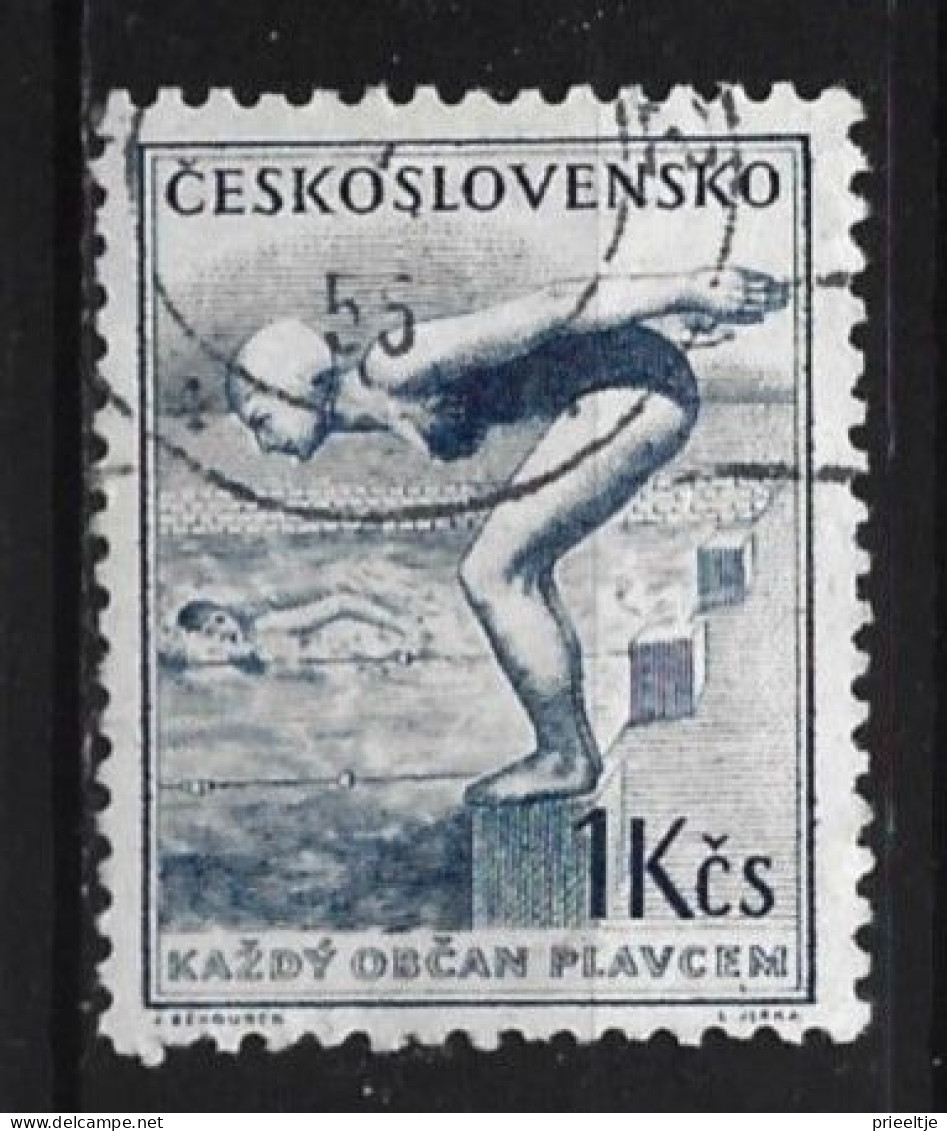 Ceskoslovensko 1954 Sport  Y.T. 767 (0) - Used Stamps