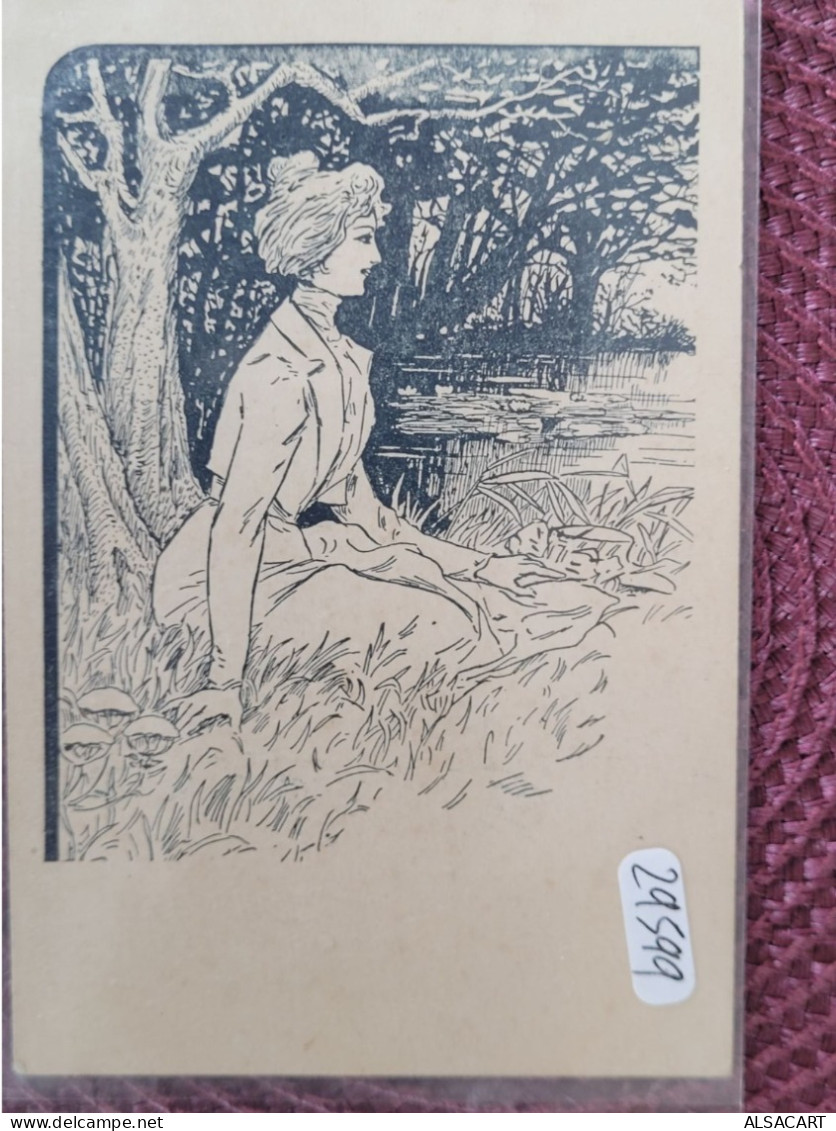 Carte 1900, Femme Dans Les Bois , D - Femmes