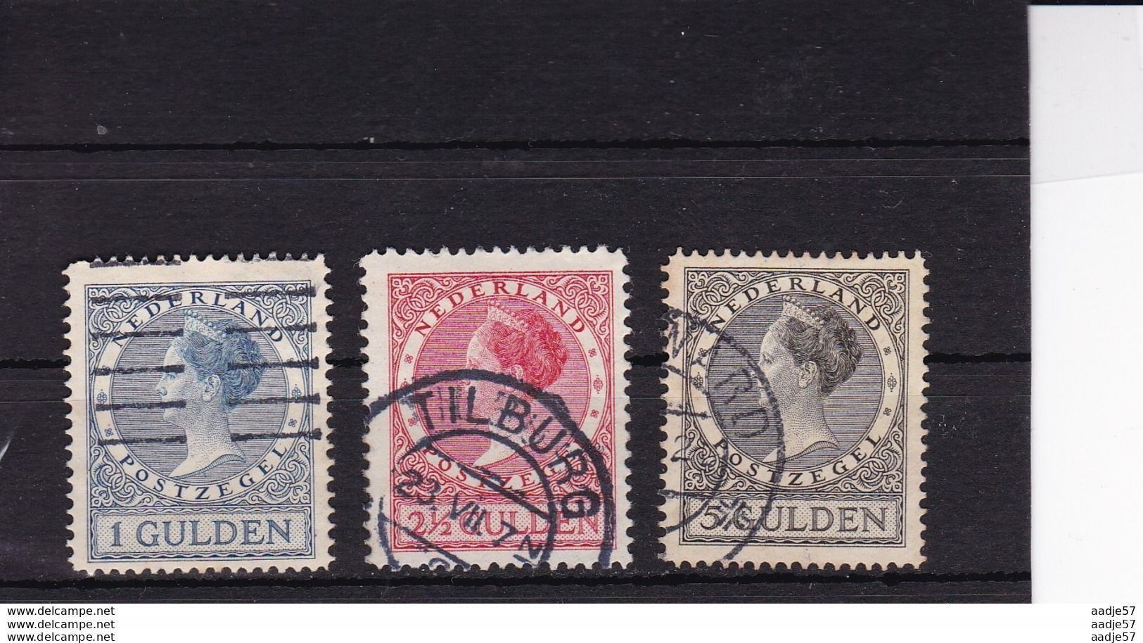 Nederland 1926-1927 1G, 2.50G, 5G Used, NVPH 163-165 - Used Stamps