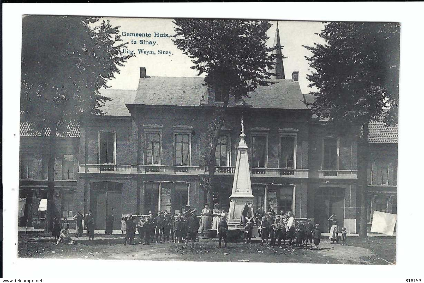 Sinaai  Sinay  Gemeentehuis  1904 - Sint-Niklaas