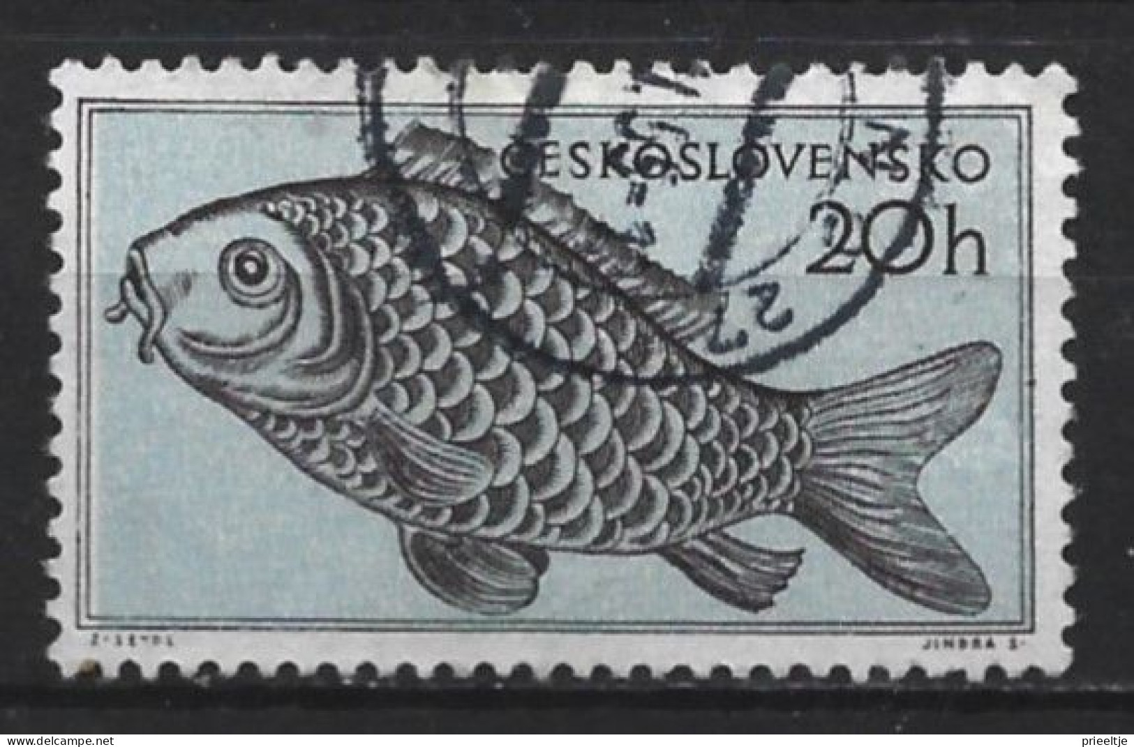 Ceskoslovensko 1955 Fish  Y.T. 820 (0) - Gebruikt