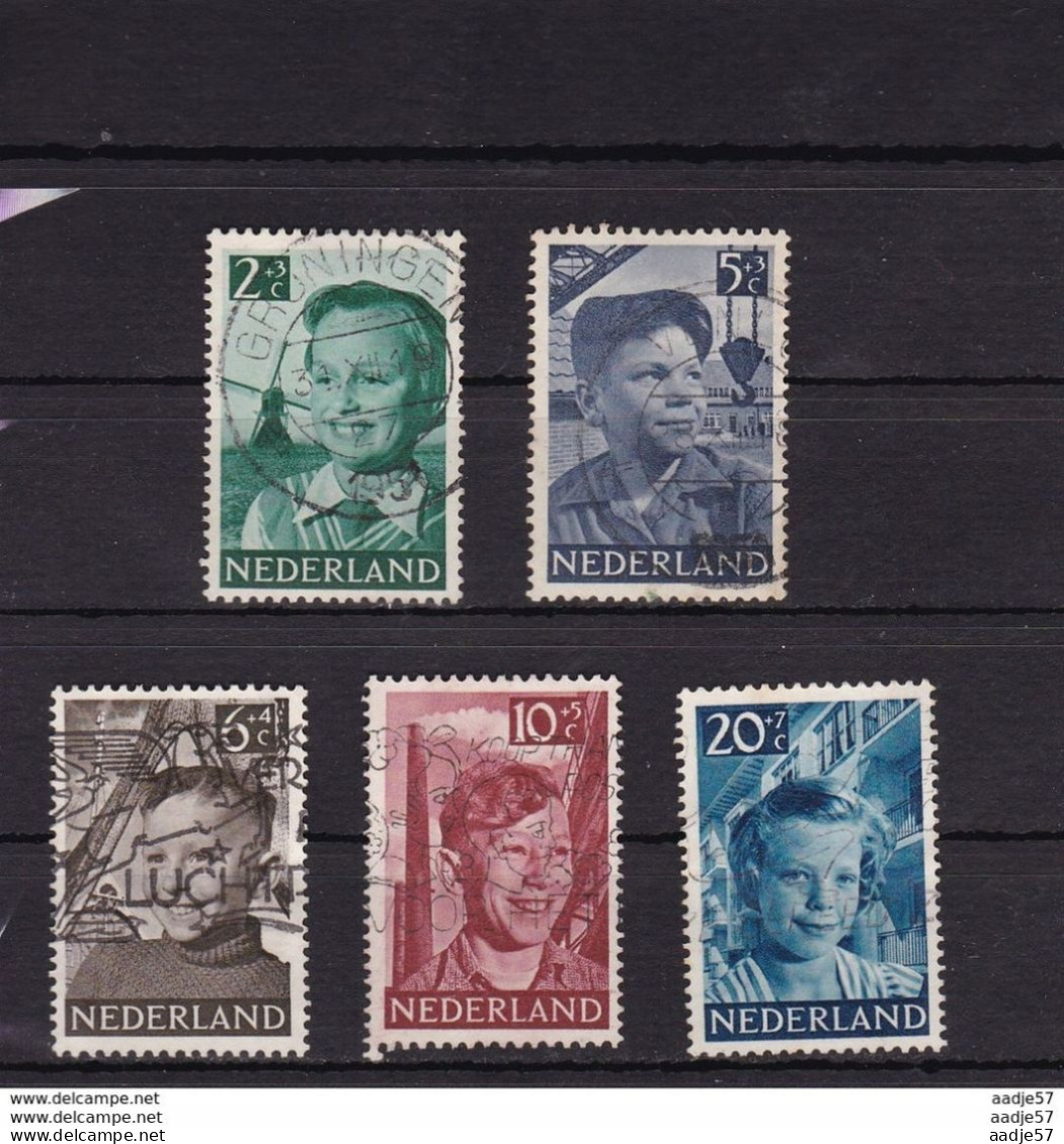 Netherlands Pays-Bas 1951 NVPH Nr 573/577 Used - Used Stamps