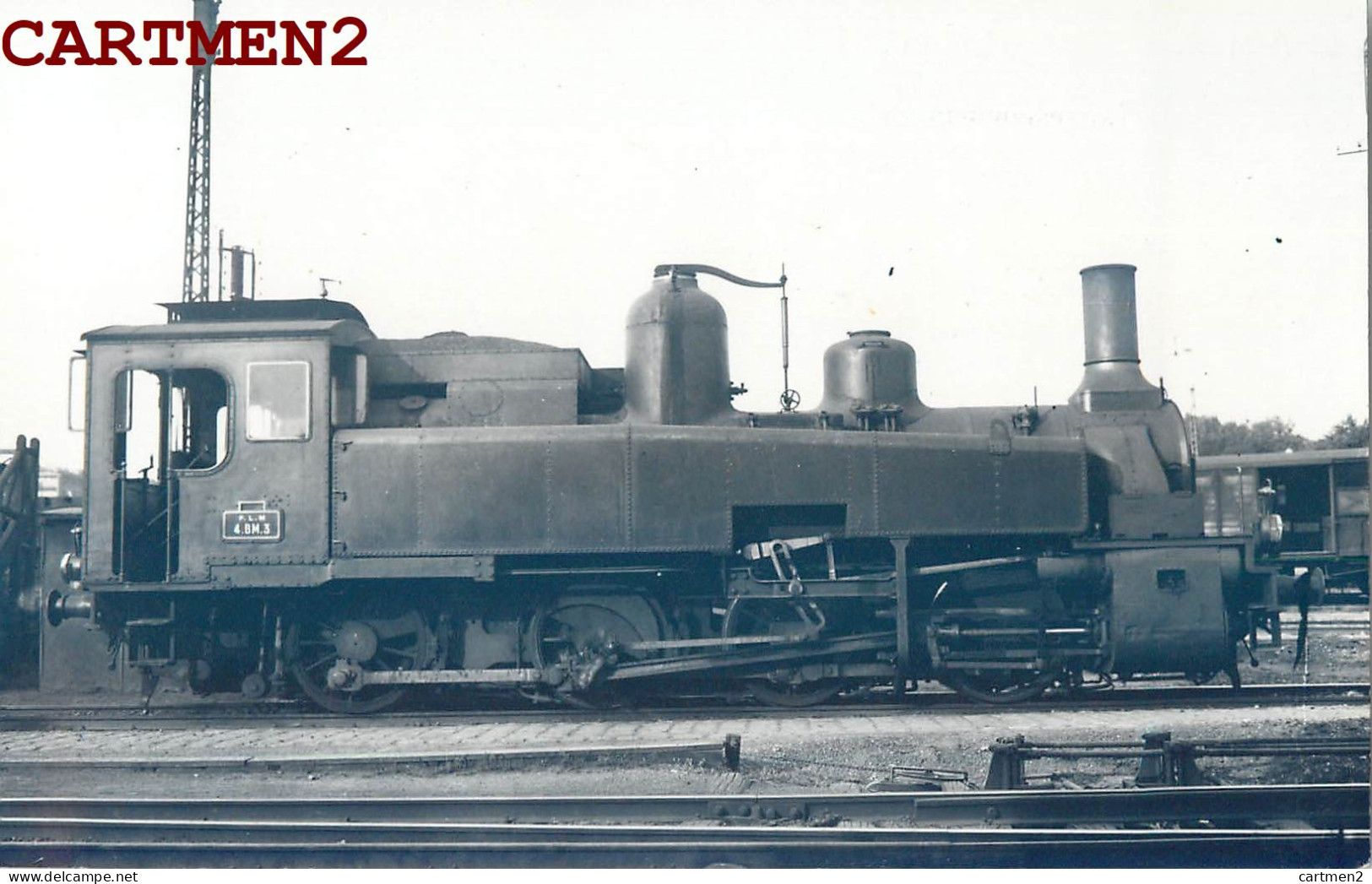 CARTE PHOTO PARIS-BERCY TRAIN TRAMWAY LOCOMOTIVE ZUG BAHNHOF CHEMINS DE FER LOKOMOTIVE STATION TRENO LOCOMOTORA - Metro, Stations