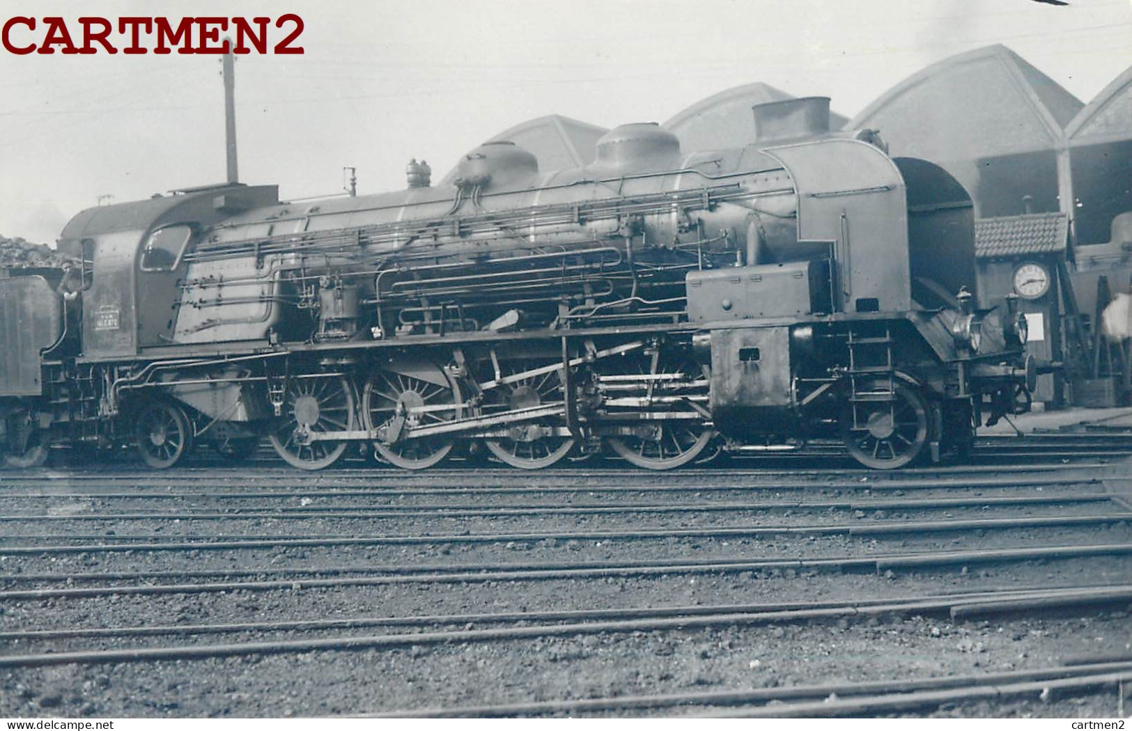 CARTE PHOTO PARIS GARE TRAIN TRAMWAY LOCOMOTIVE ZUG BAHNHOF CHEMINS DE FER LOKOMOTIVE STATION TRENO LOCOMOTORA - Metropolitana, Stazioni