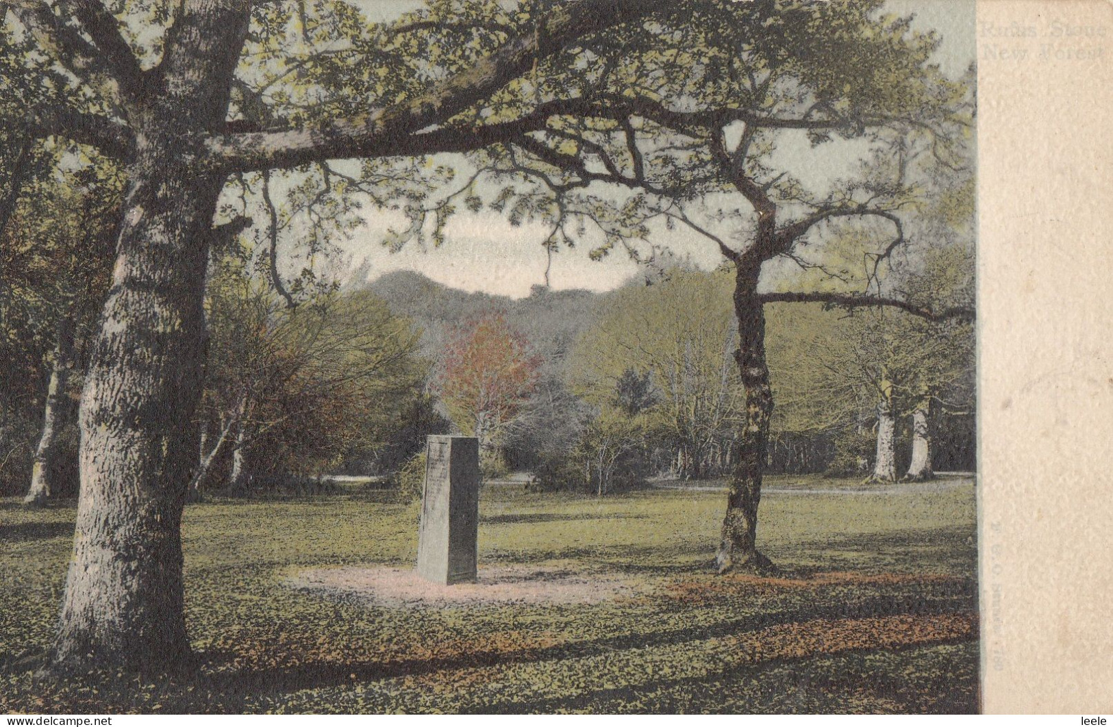 CP25. Vintage Postcard. Rufus Stone. New Forest. Hampshire - Sonstige & Ohne Zuordnung