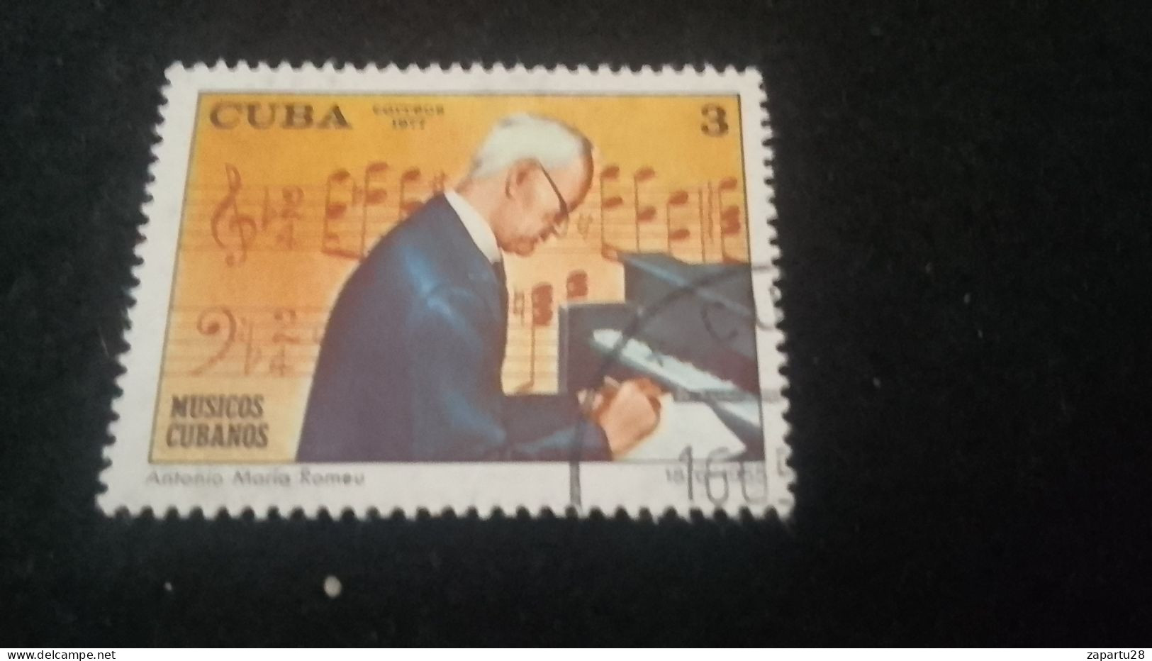 CUBA- 1980-90   3  C.     DAMGALI - Used Stamps