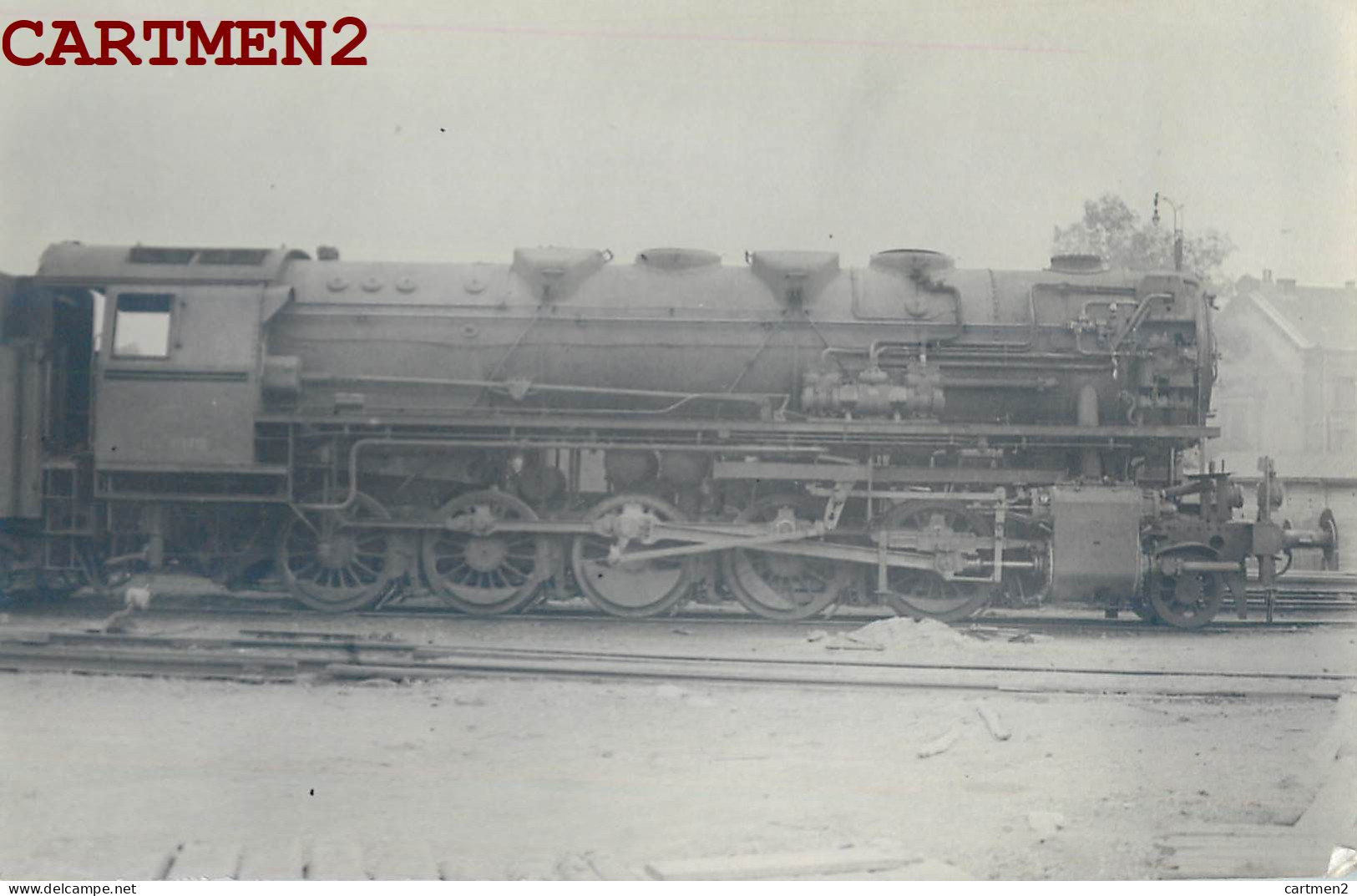 CARTE PHOTO SARREGUEMINES GARE TRAIN LOUIS DAVALLON HERMANN LOCOMOTIVE ZUG BAHNHOF LOKOMOTIVE STATION TRENO LOCOMOTORA - Sarreguemines