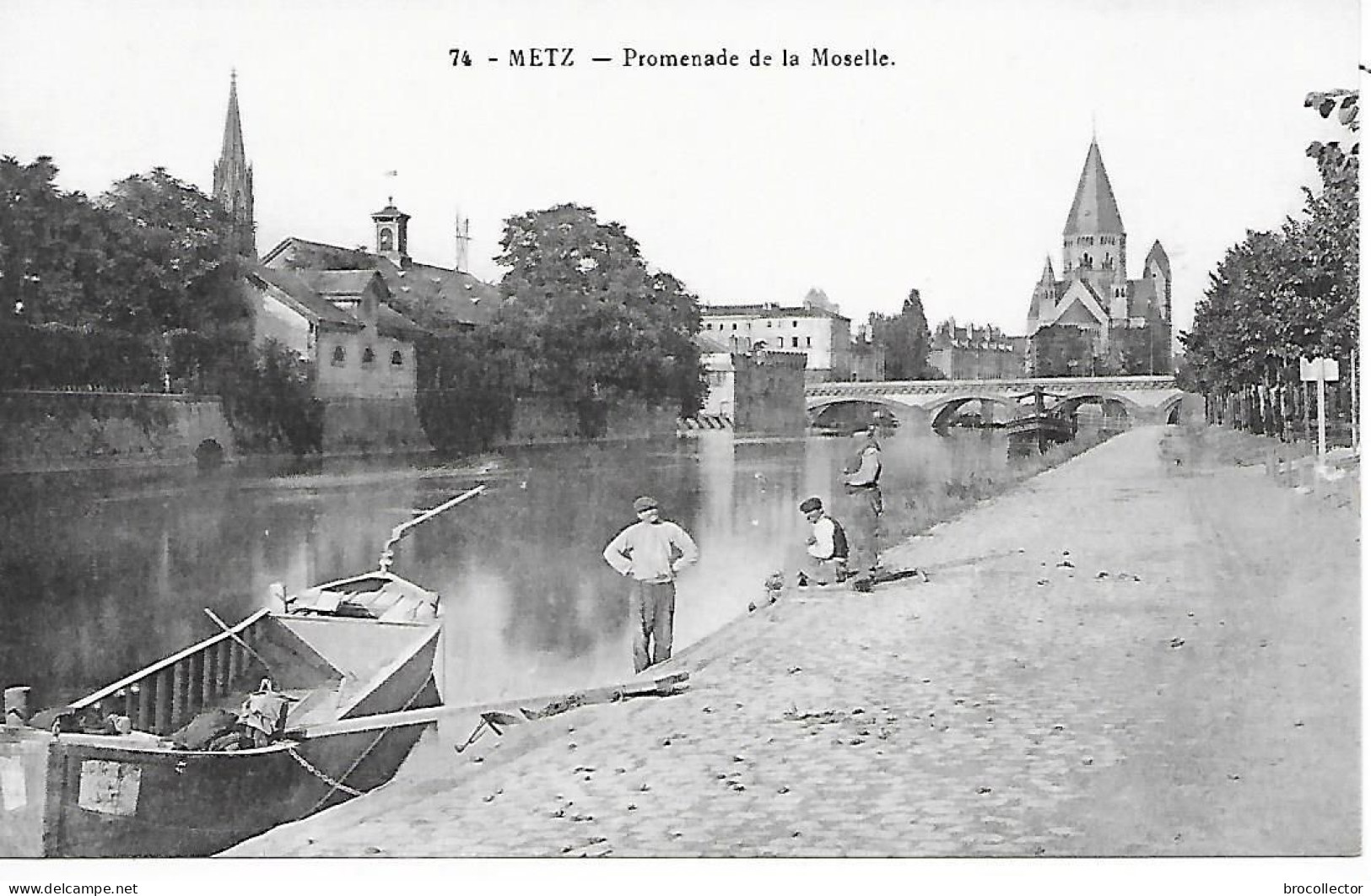 METZ ( 57 ) - Promenade De La Moselle - Metz