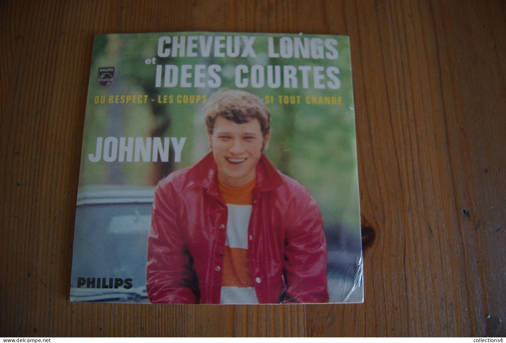 JOHNNY HALLYDAY CHEVEUX LONG ET IDEES COURTES CD NEUF SCELLE REEDITION DU EP DE 1966 - Rock