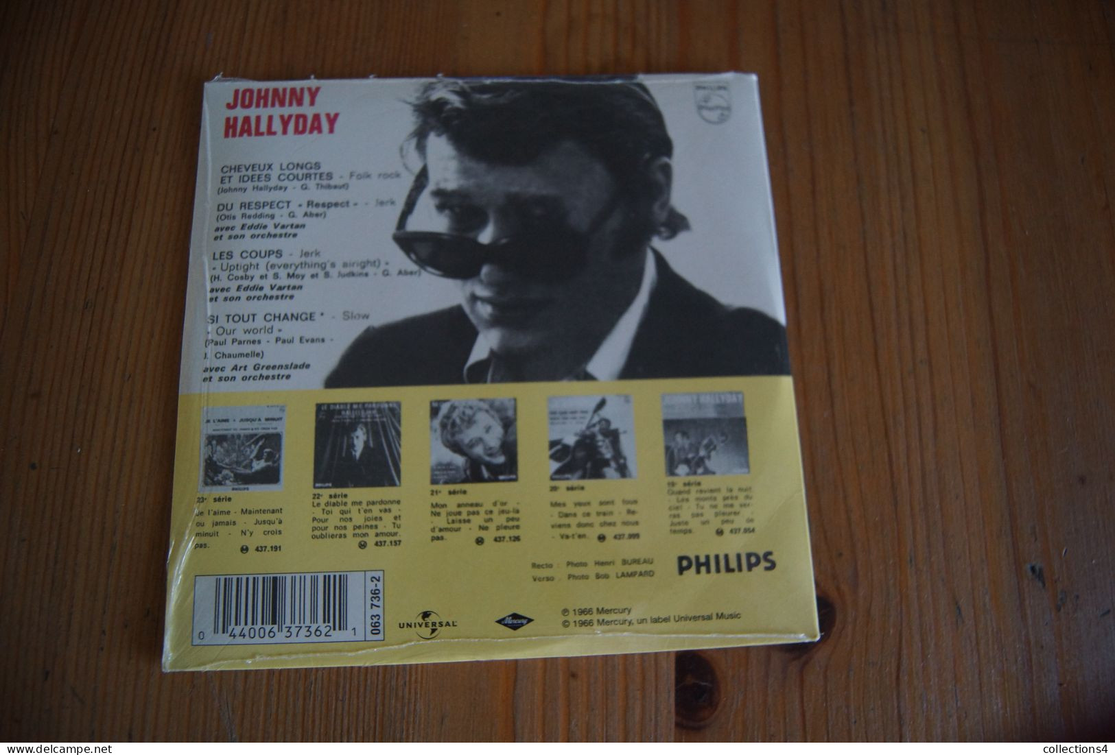 JOHNNY HALLYDAY CHEVEUX LONG ET IDEES COURTES CD NEUF SCELLE REEDITION DU EP DE 1966 - Rock