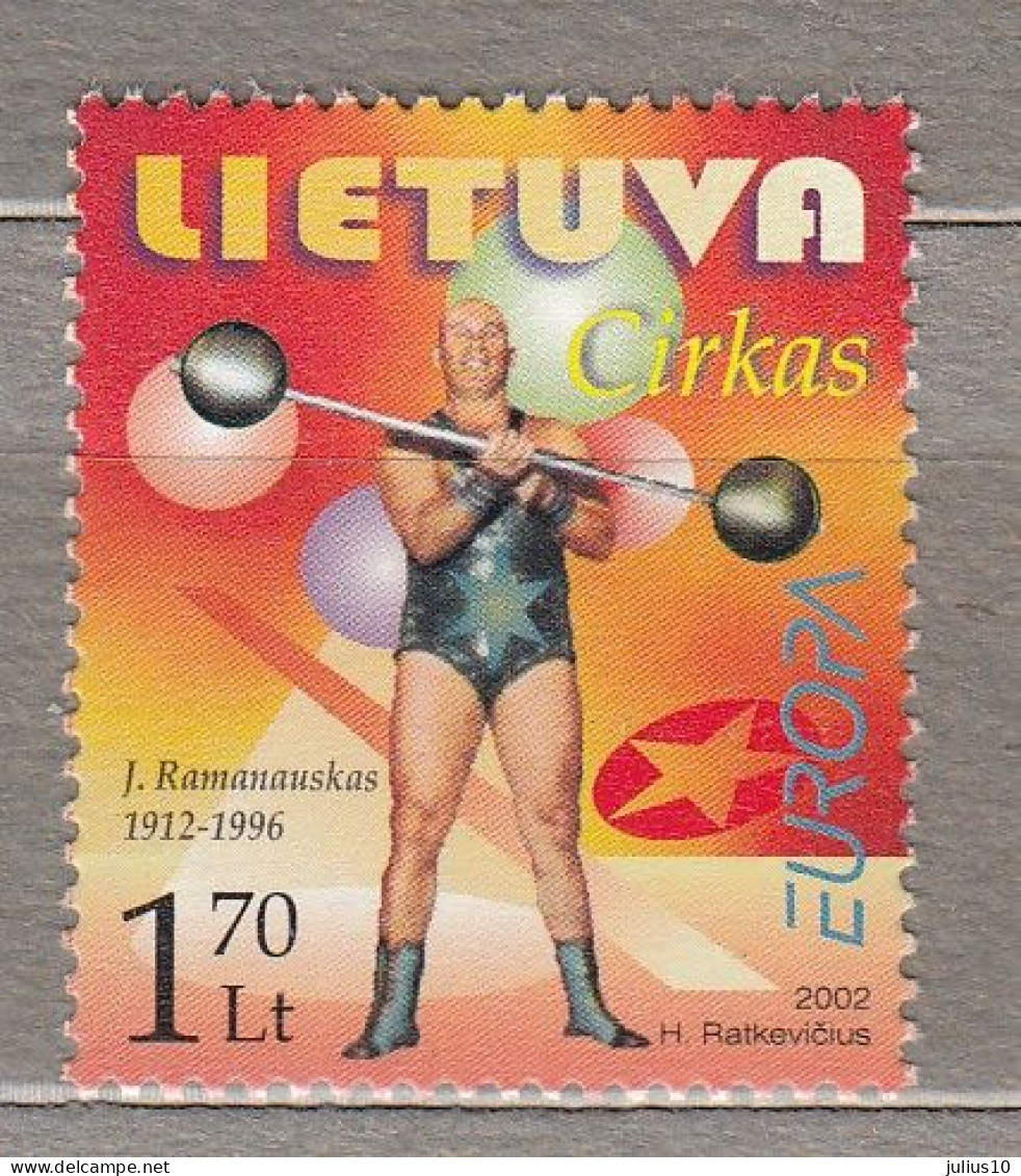 LITHUANIA 2002 Europa CEPT Circus MNH(**) Mi 792 # Lt679 - 2002