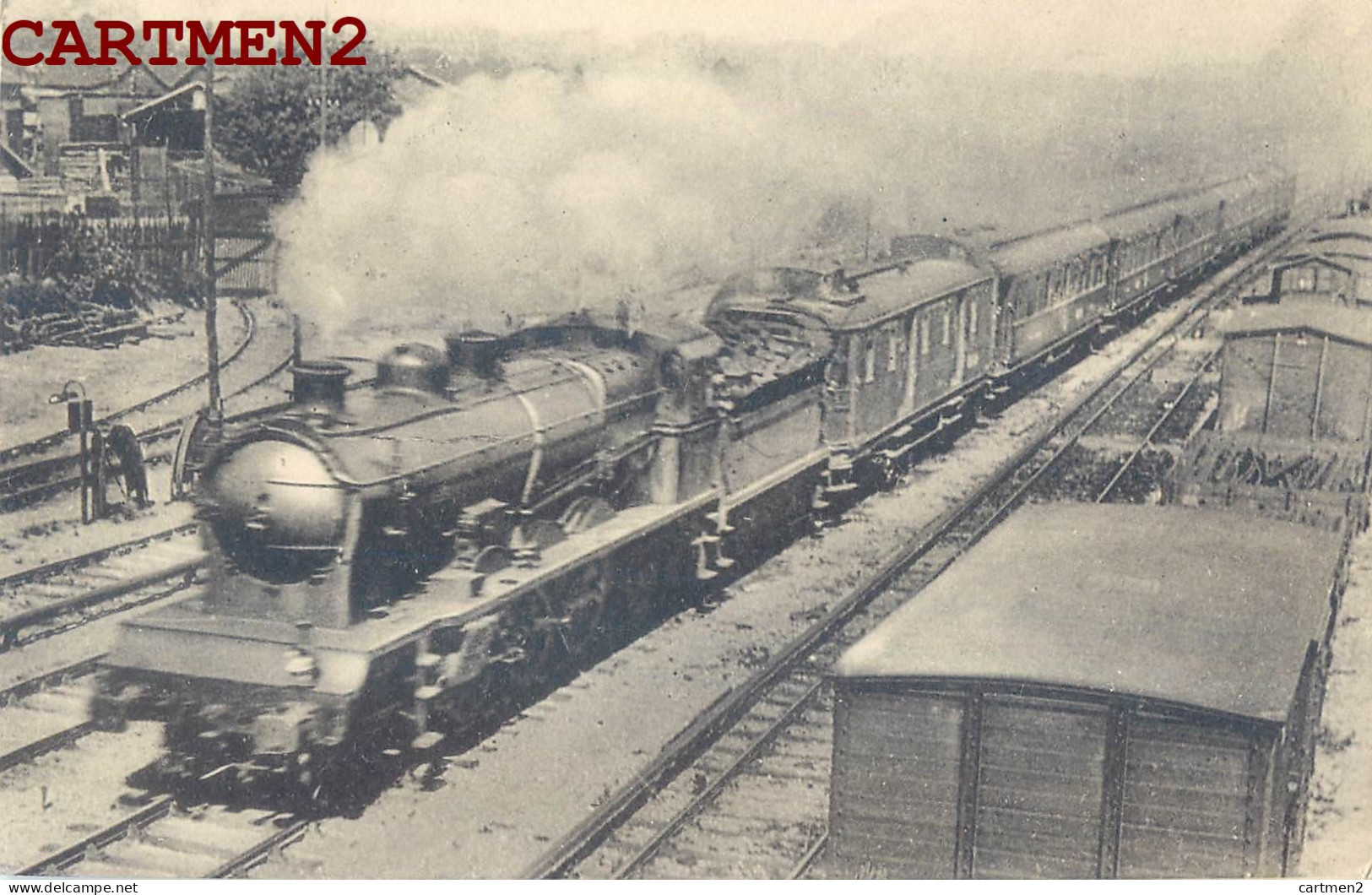 IVRY-SUR-SEINE EXPRESS GARE TRAIN TRAMWAY LOCOMOTIVE ZUG BAHNHOF CHEMINS DE FER LOKOMOTIVE STATION TRENO LOCOMOTORA - Ivry Sur Seine