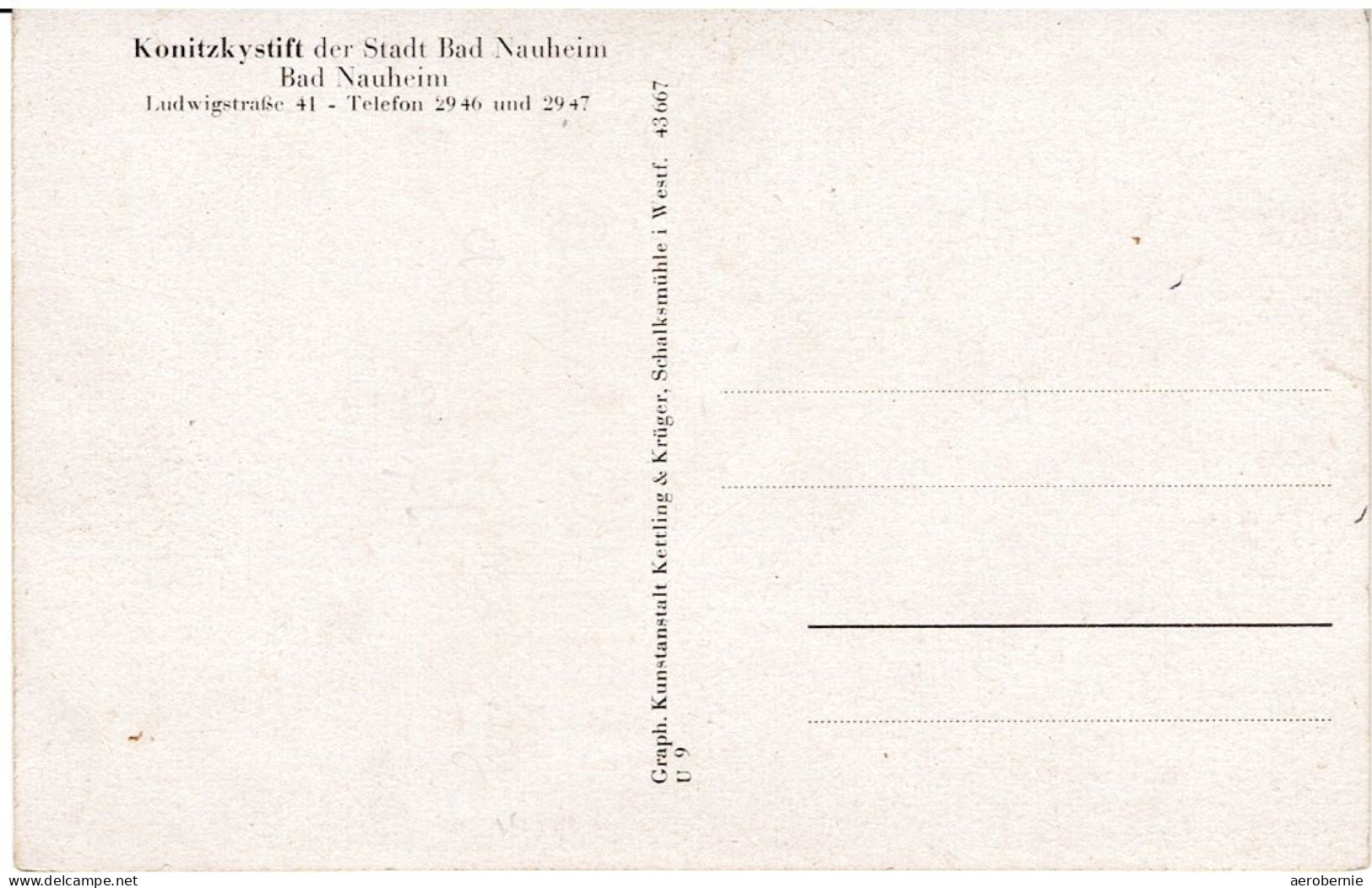 BAD NAUHEIM - Konitzkystift - Bad Nauheim