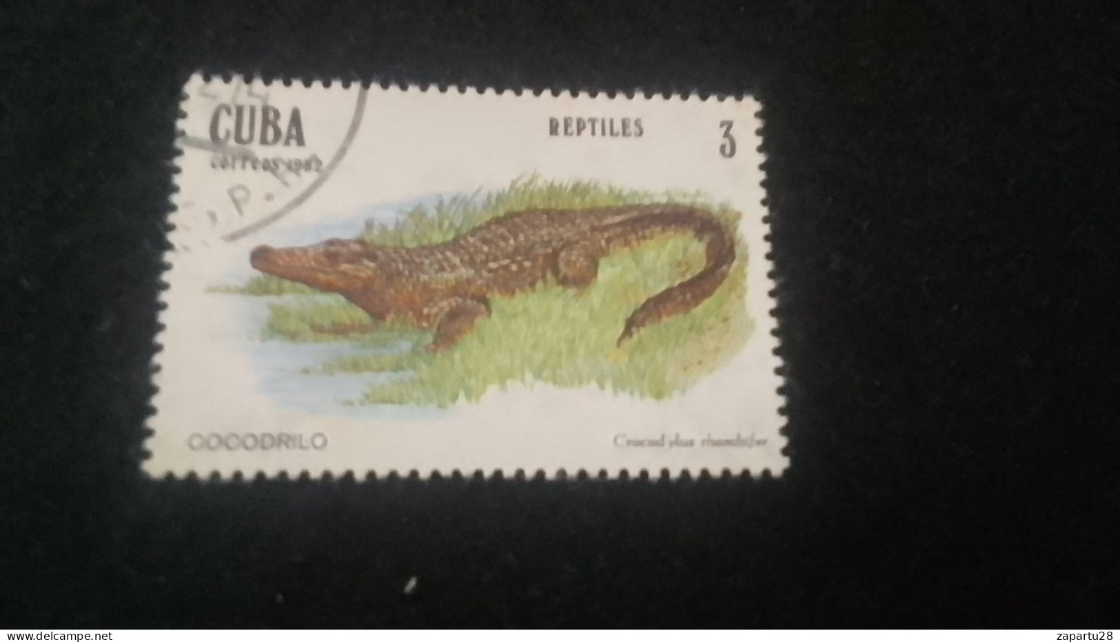 CUBA- 1980-90   3  C.     DAMGALI - Oblitérés